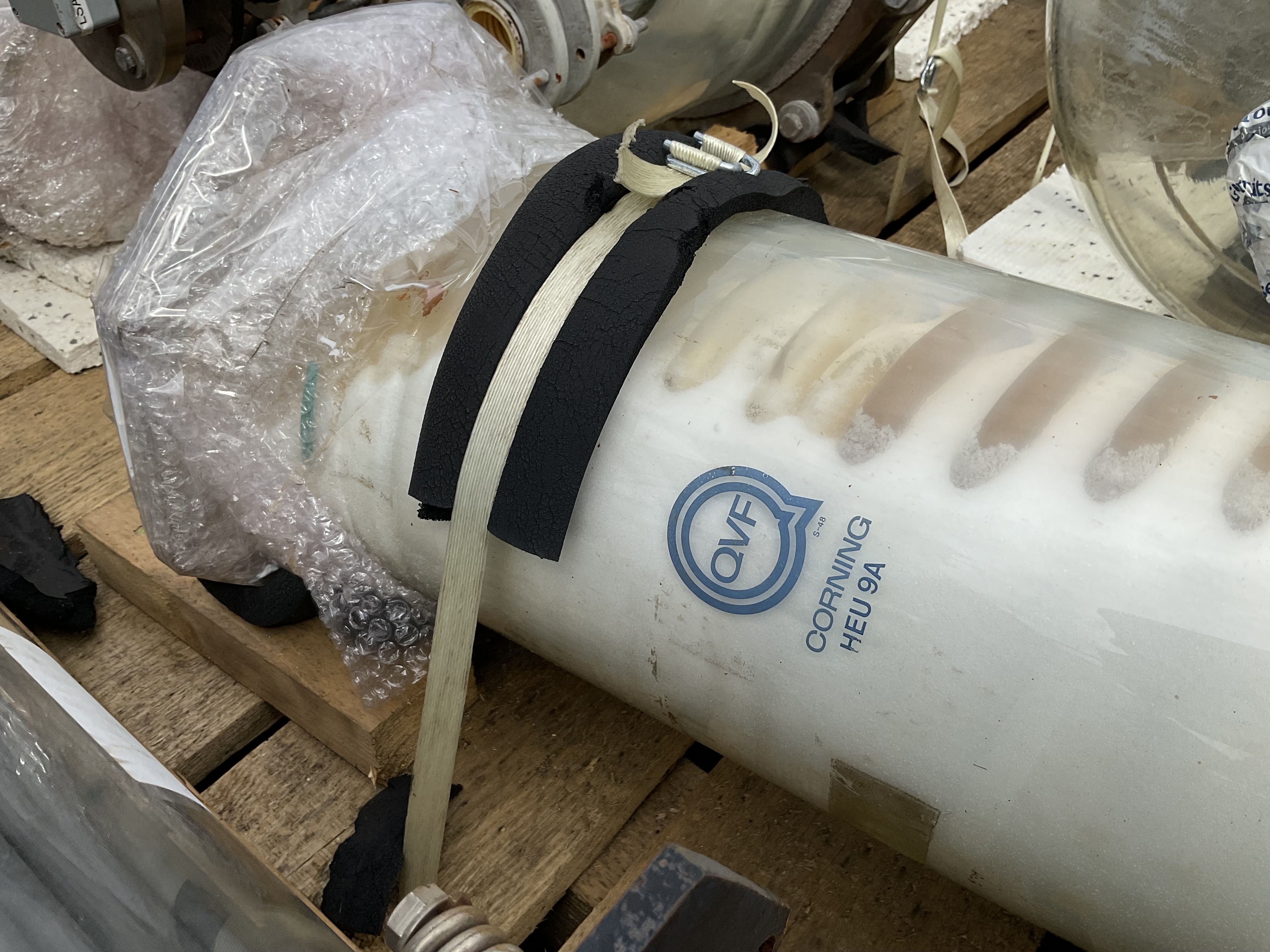 Maschine: QVF GLASSTECHNIK Glass spiral 5m² - Shell and tube heat exchanger Rohrbündelwärmetauscher