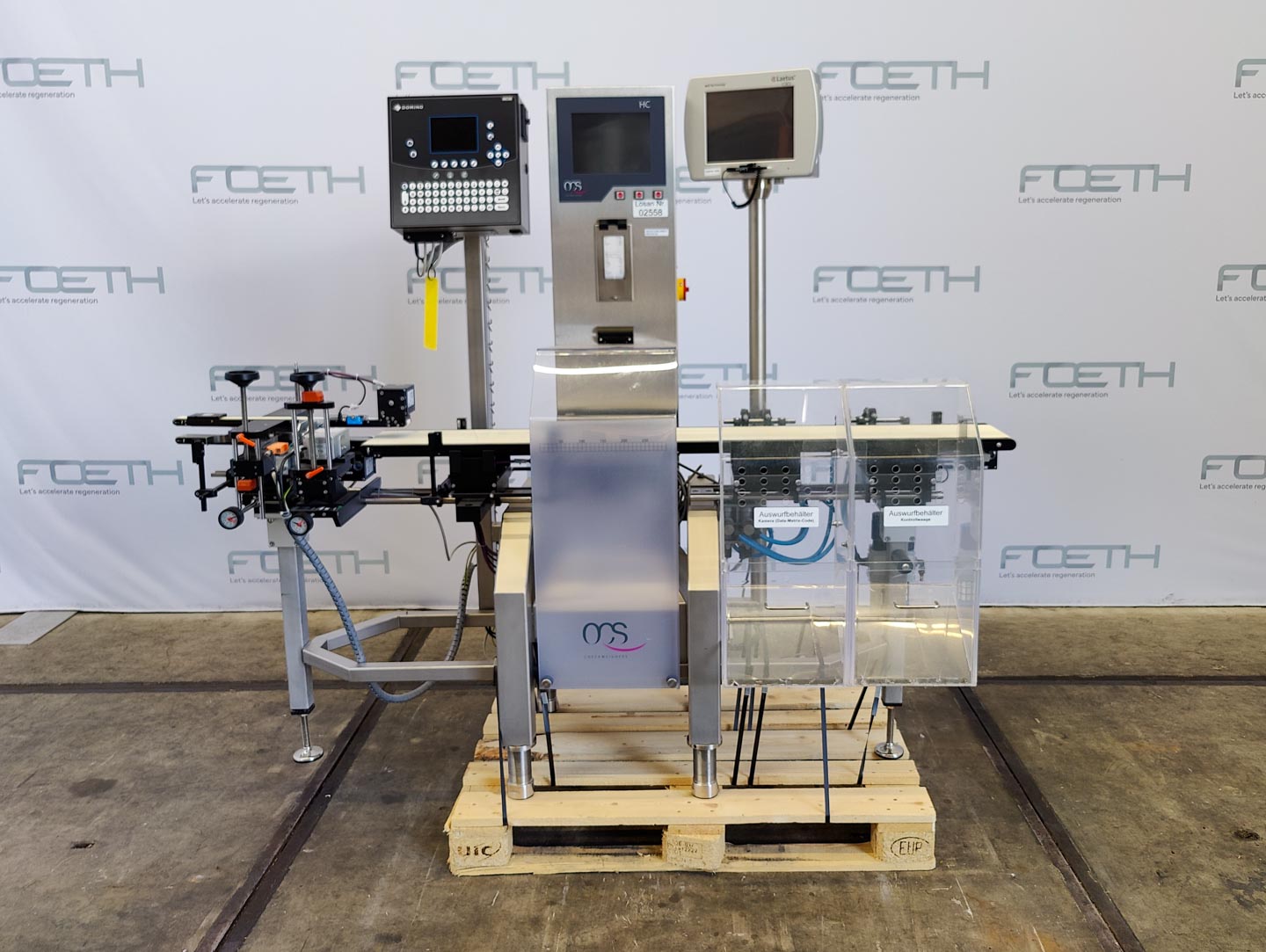 Maschine: WIPOTEC OCS-HC Weight sorter - Verschiedene Transport