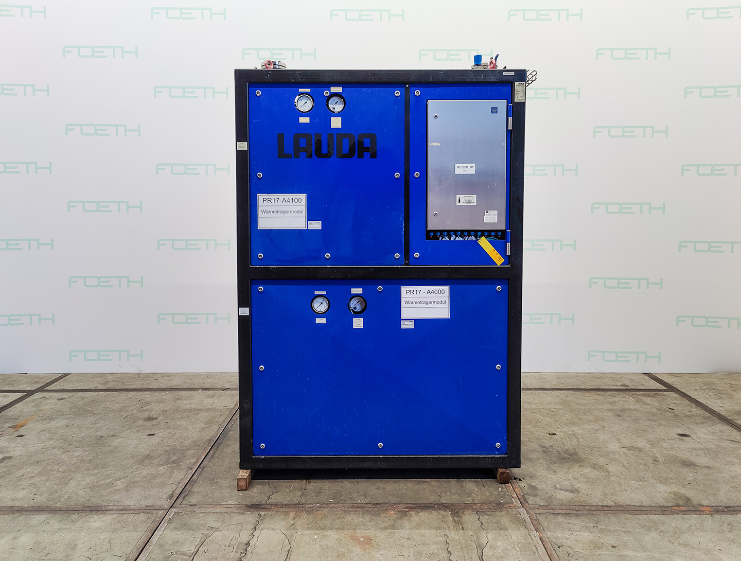 Maschine: LAUDA TR400 HKT/K-EX secondary circuit system - Temper Temperiergeräte