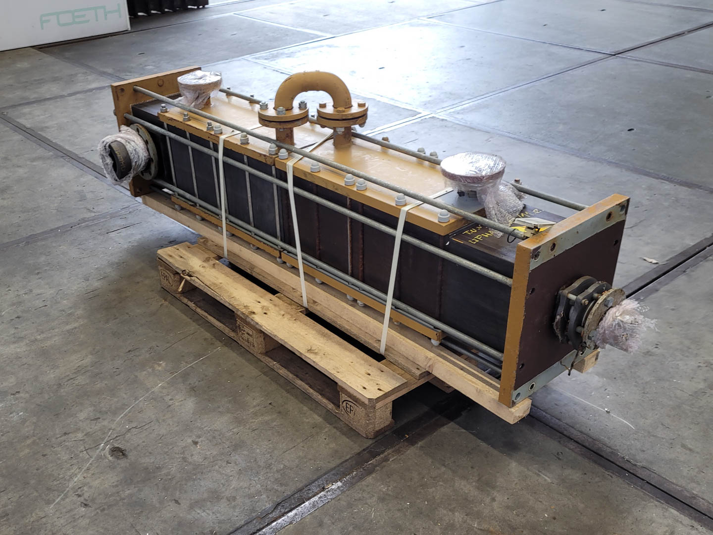 Maschine: VICARB DEUTSCHLAND Block Graphite 5,8m² - Shell and tube heat excha Rohrbündelwärmetauscher