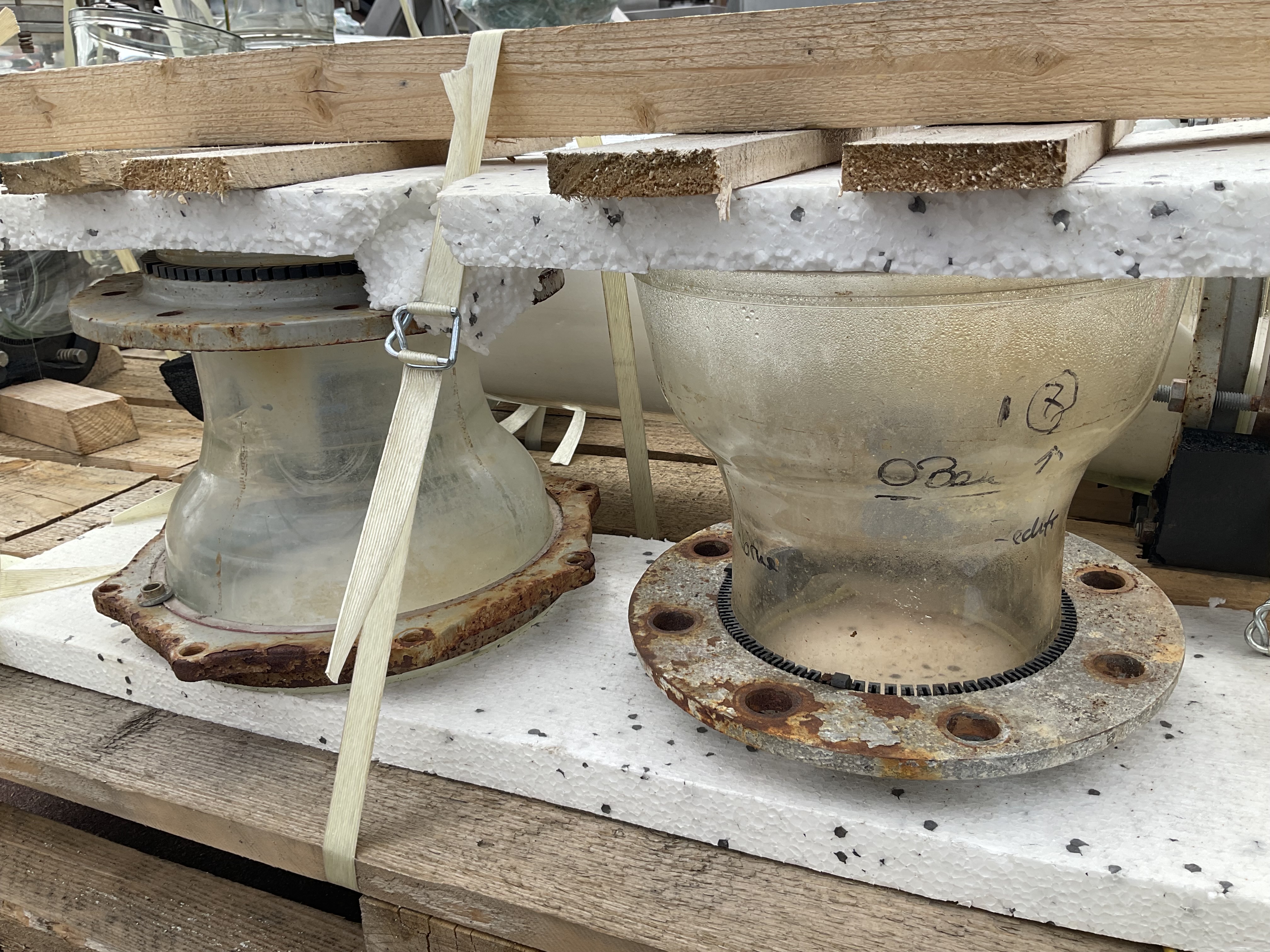 Maschine: QVF GLASSTECHNIK Glass spiral 5 m² - Shell and tube heat exchanger Rohrbündelwärmetauscher