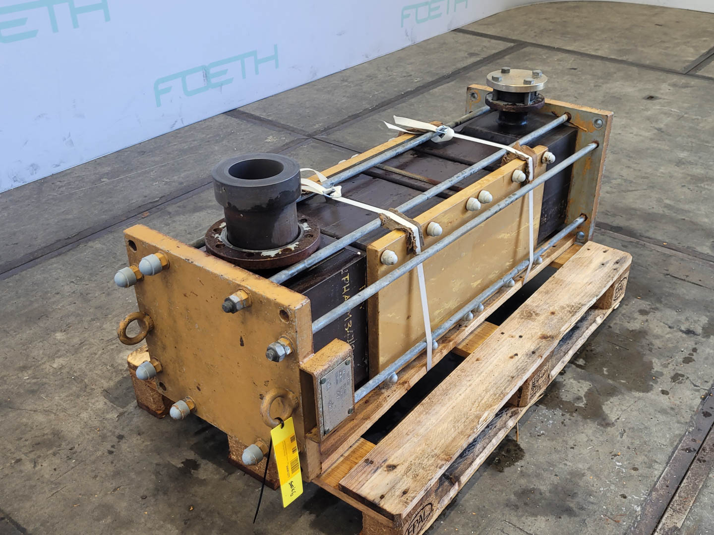 Maschine: VICARB DEUTSCHLAND Block, Graphite 3,7m² - Shell and tube heat exch Rohrbündelwärmetauscher