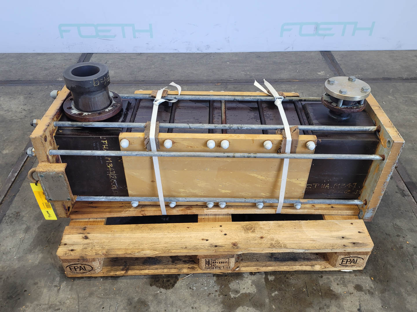 Maschine: VICARB DEUTSCHLAND Block, Graphite 3,7m² - Shell and tube heat exch Rohrbündelwärmetauscher