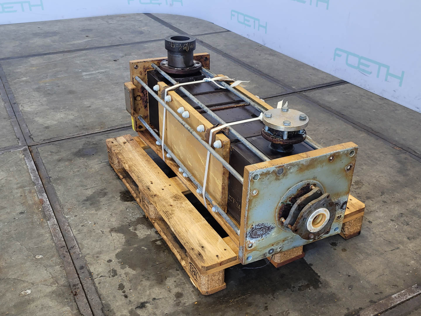 Maschine: VICARB DEUTSCHLAND Block, Graphite 3,7m² - Shell and tube heat exch Rohrbündelwärmetauscher