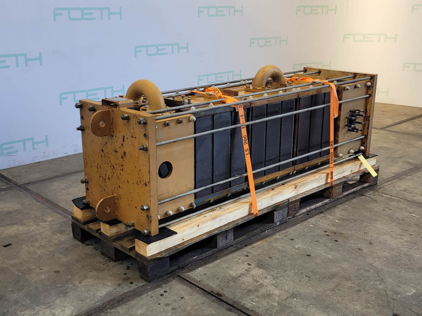 Maschine: VICARB DEUTSCHLAND Block, Graphite 16,2m² - Shell and tube heat exc Rohrbündelwärmetauscher