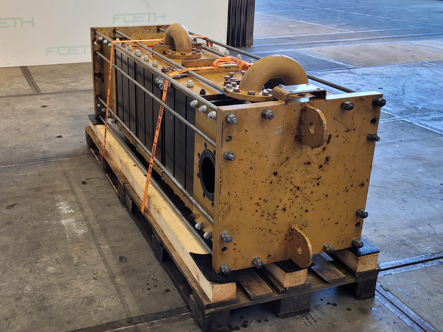 Maschine: VICARB DEUTSCHLAND Block, Graphite 16,2m² - Shell and tube heat exc Rohrbündelwärmetauscher