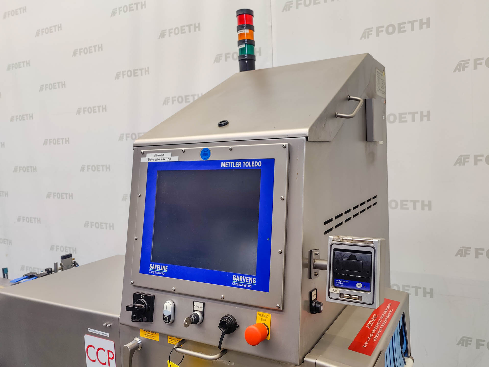 Maschine: METTLER TOLEDO XS 3 Advancheck H/X-Ray - Metal detector Metalldetektoren