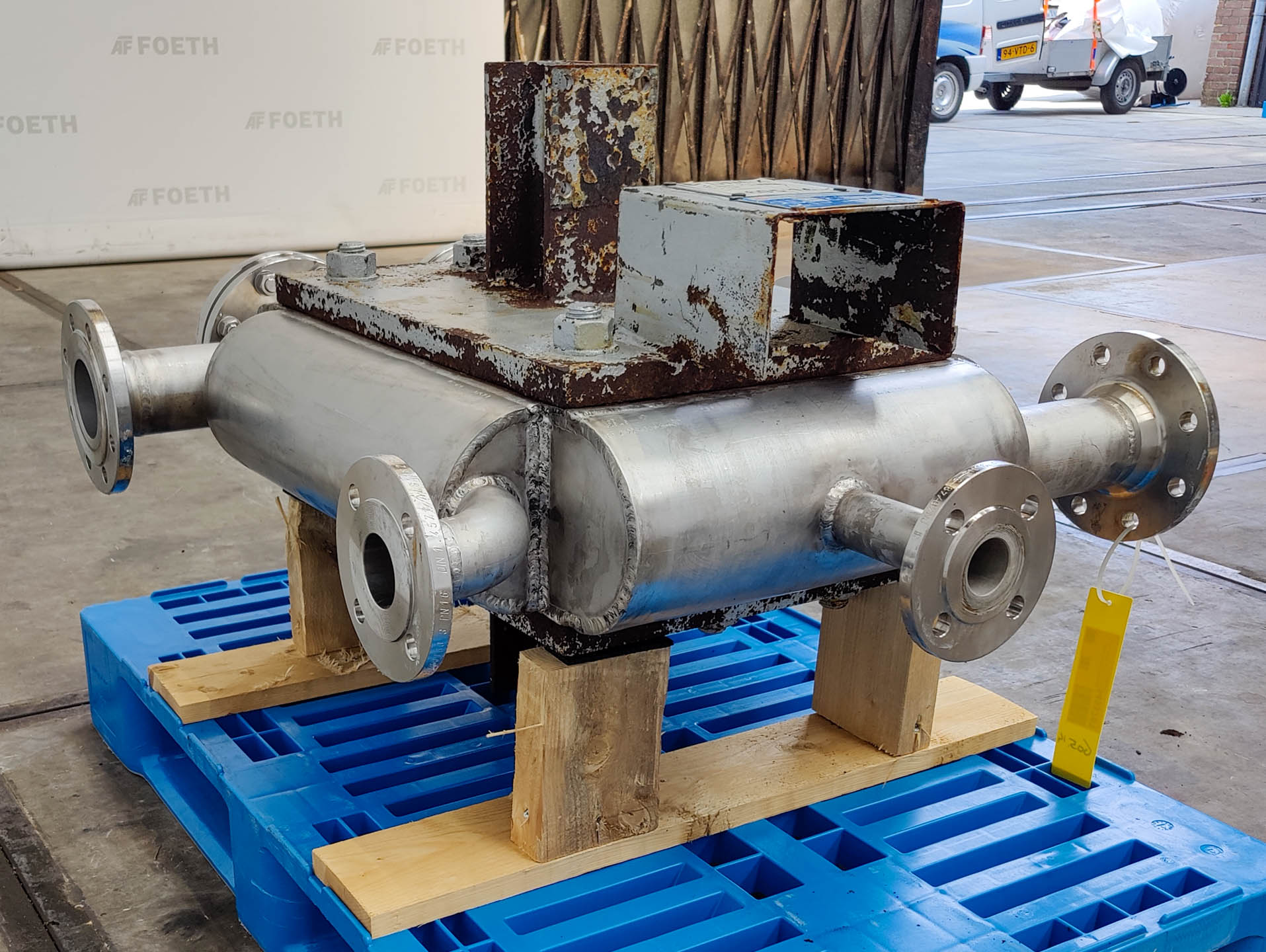 Maschine: UNEX Hybrid; fully welded plate heat exchanger - Plate Plattenwärmetauscher