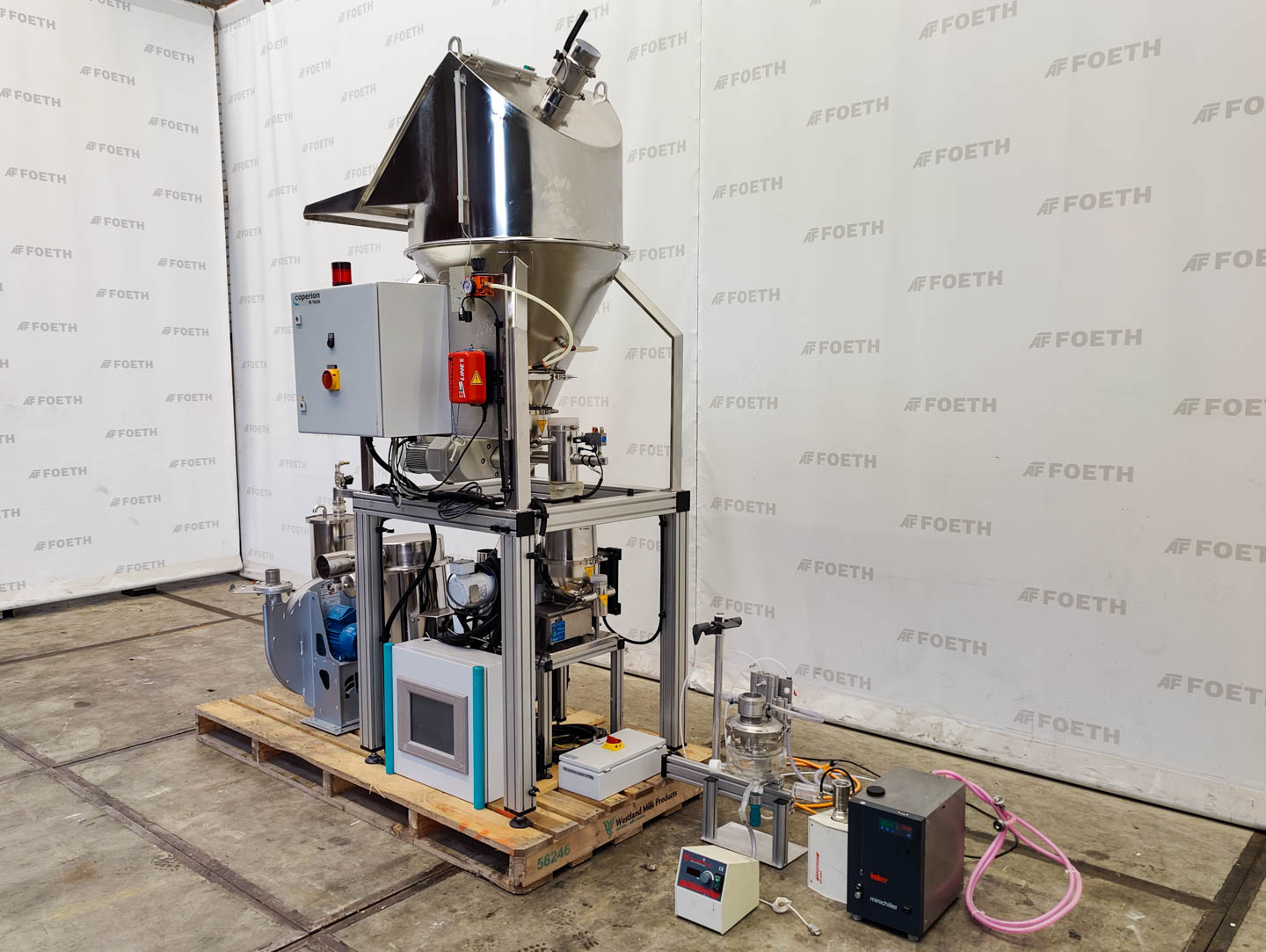 Maschine: COPERION K2-MV-T35 (with high shear mixer) - Metering screw Dosierschnecken