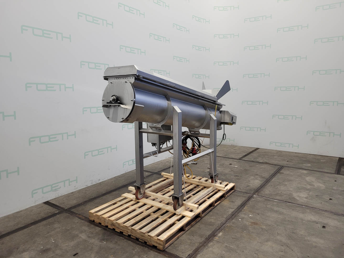 Maschine: DUTCH TECSOURCE dosing/mixer with spraynozzles - Horizontal screw Horizontale Förderschnecken