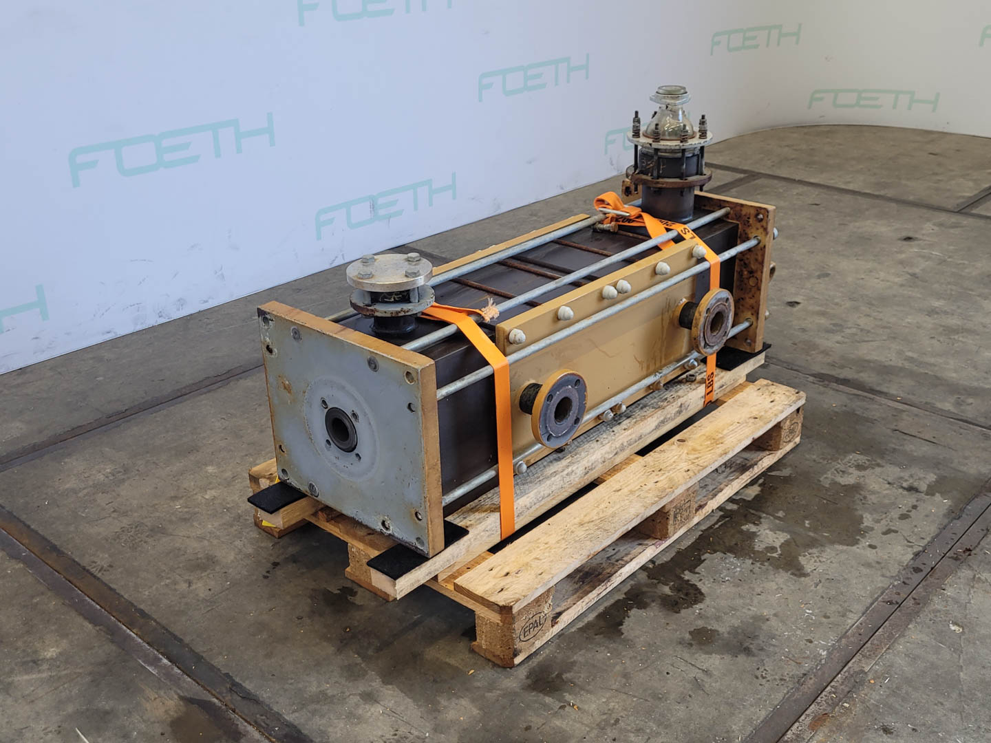 Maschine: VICARB DEUTSCHLAND Block, Graphite 3,7m² - Shell and tube heat exch Rohrbündelwärmetauscher