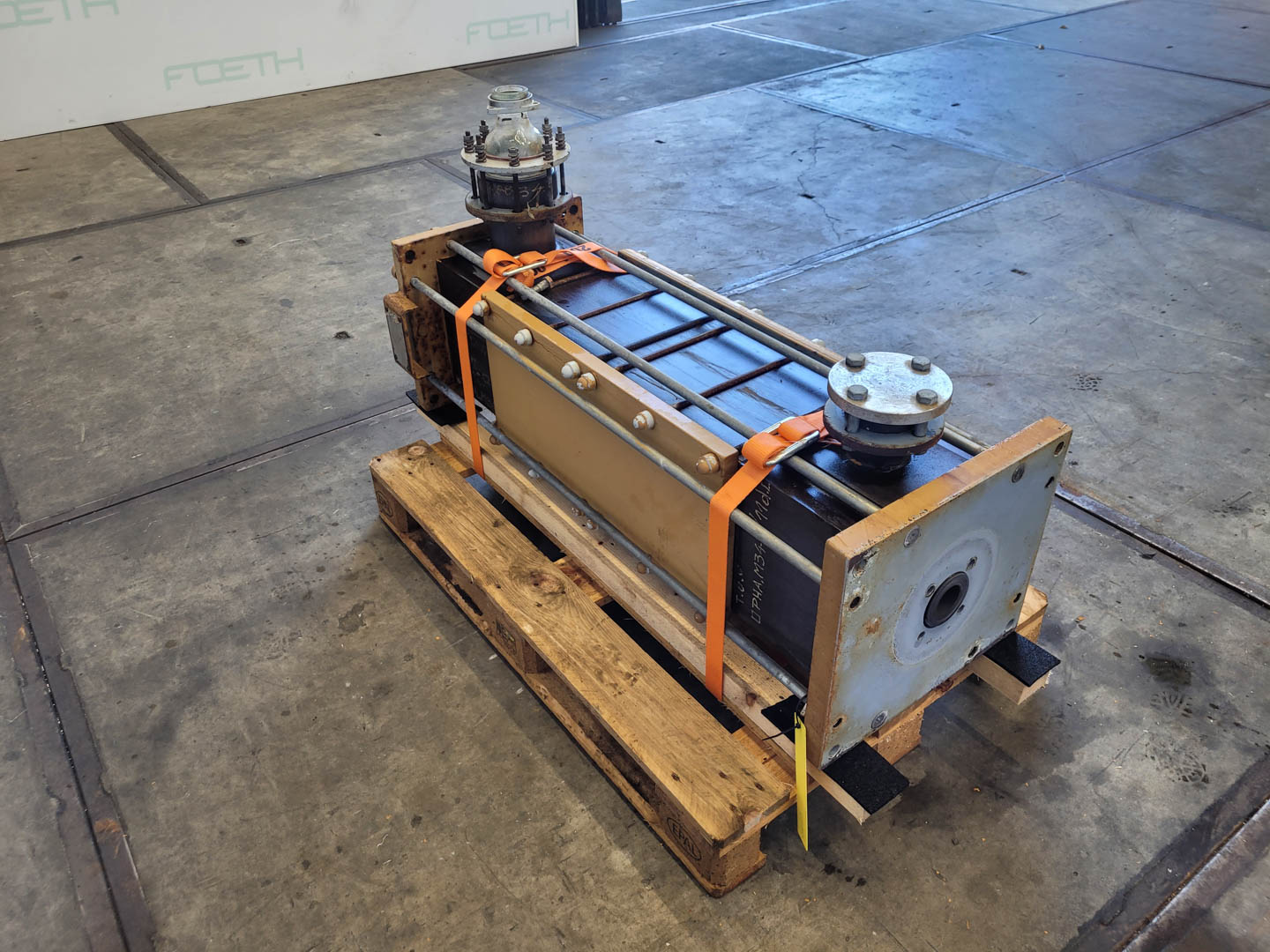 Maschine: VICARB DEUTSCHLAND Block, Graphite 3,7m² - Shell and tube heat exch Rohrbündelwärmetauscher