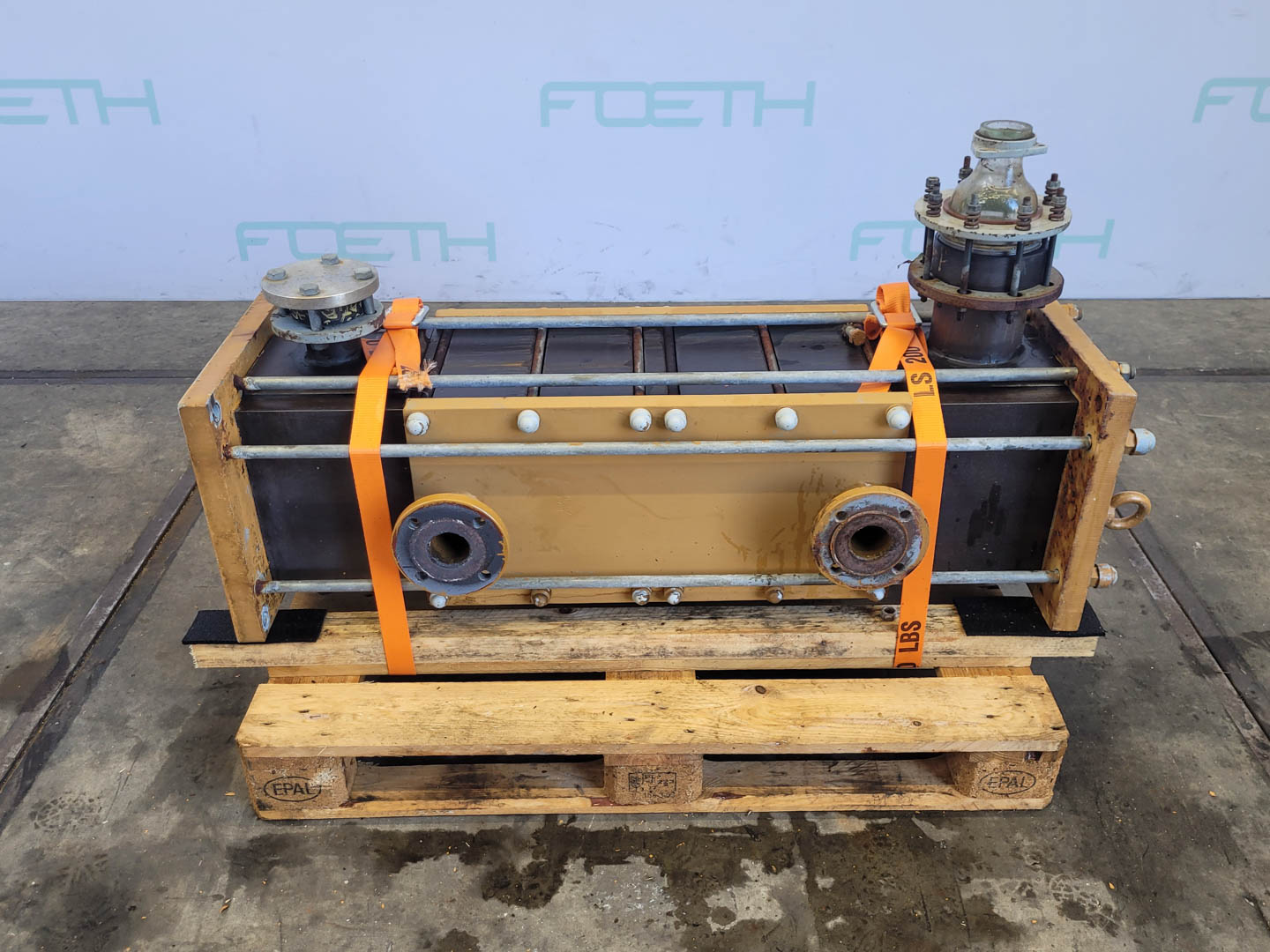 Maschine: VICARB DEUTSCHLAND Block, Graphite 3,7m² - Shell and tube heat exch Rohrbündelwärmetauscher