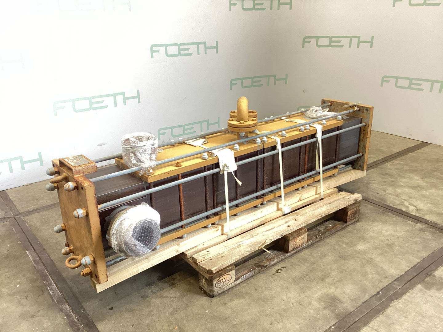 Maschine: VICARB DEUTSCHLAND Block, Graphite5,8 m² - Shell and tube heat exch Rohrbündelwärmetauscher