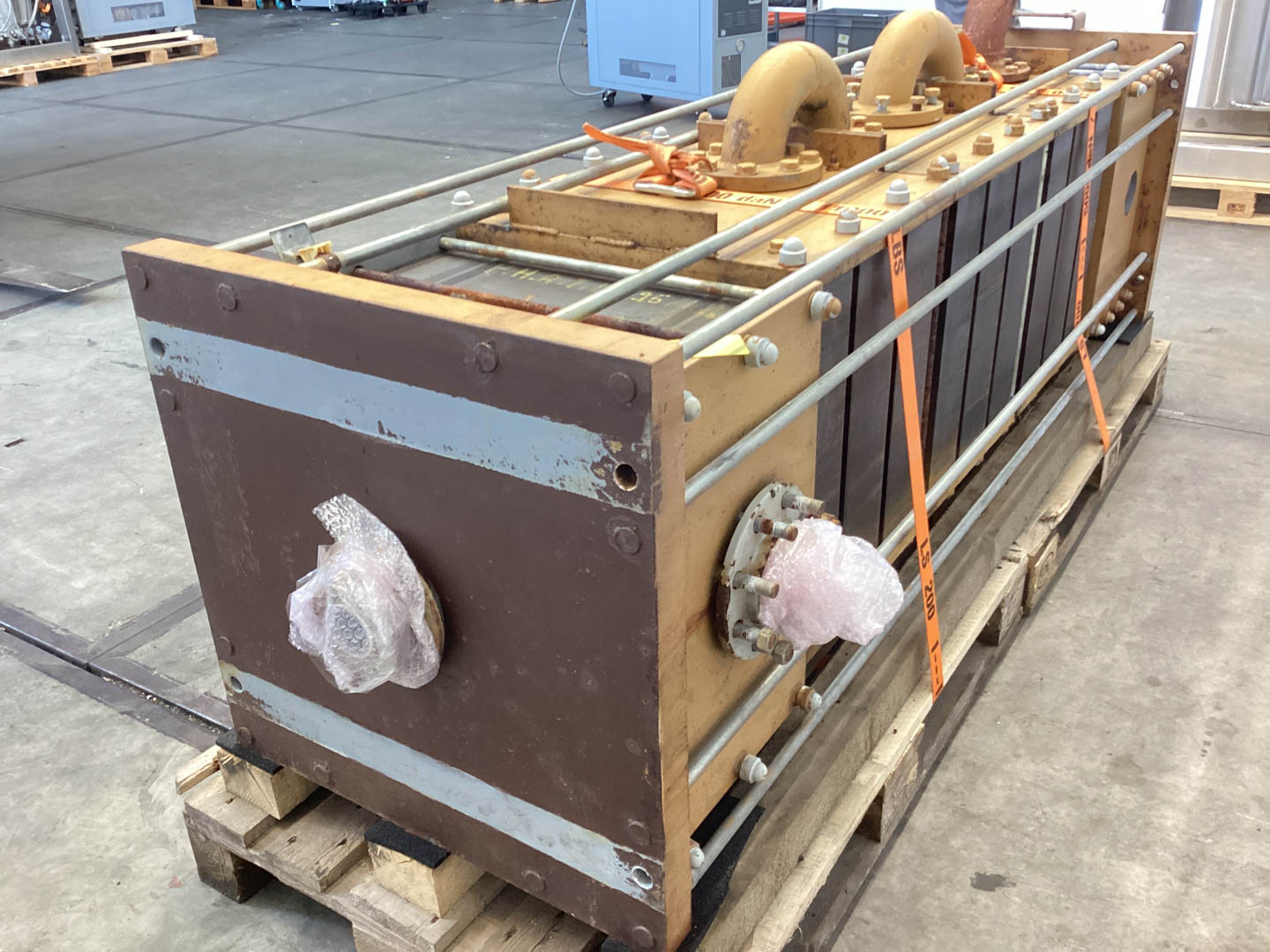 Maschine: VICARB DEUTSCHLAND Block Graphite 16,2 m² - Shell and tube heat exc Rohrbündelwärmetauscher