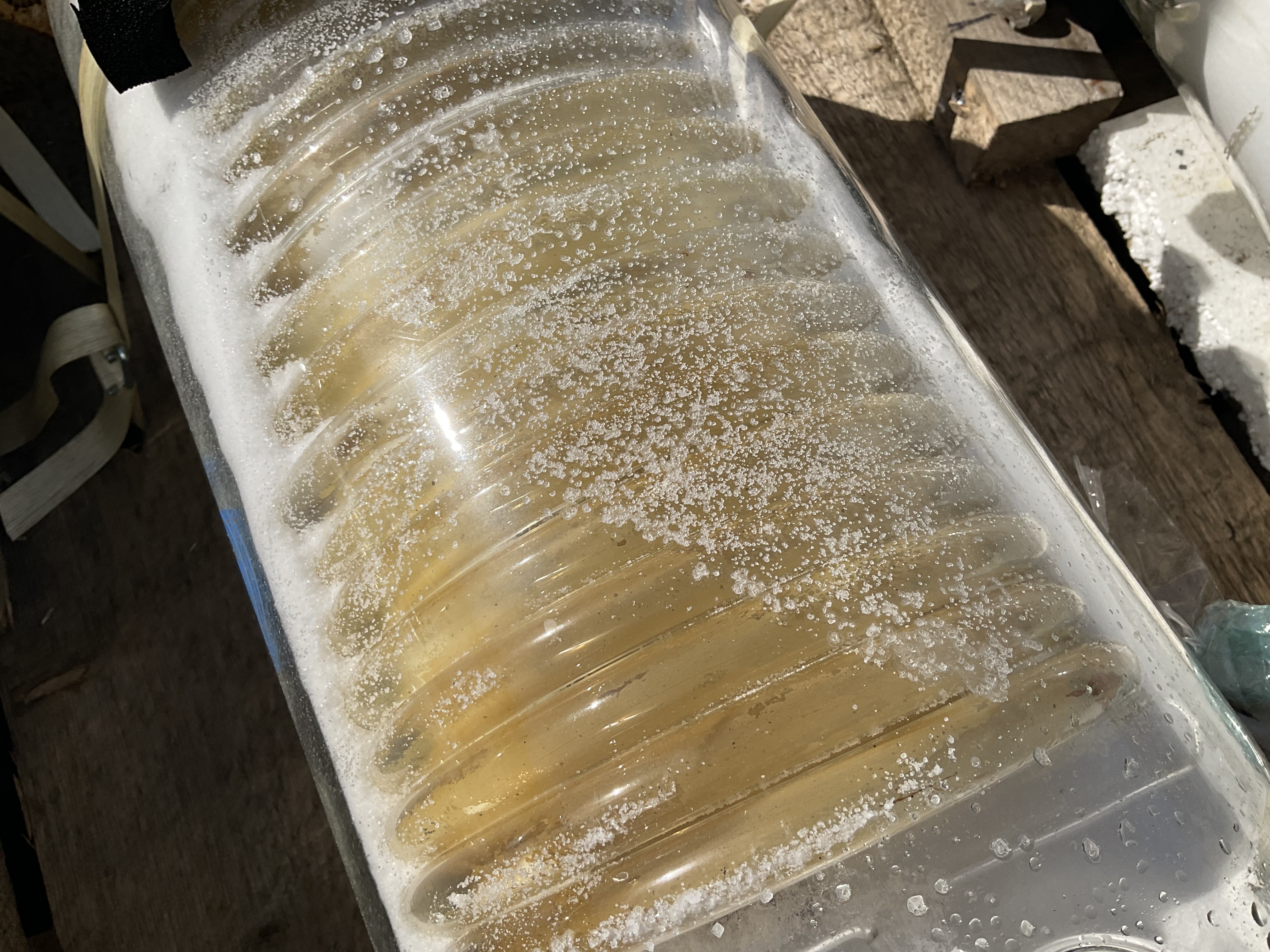 Maschine: QVF GLASSTECHNIK Glass spiral 1,5m² - Shell and tube heat exchanger Rohrbündelwärmetauscher