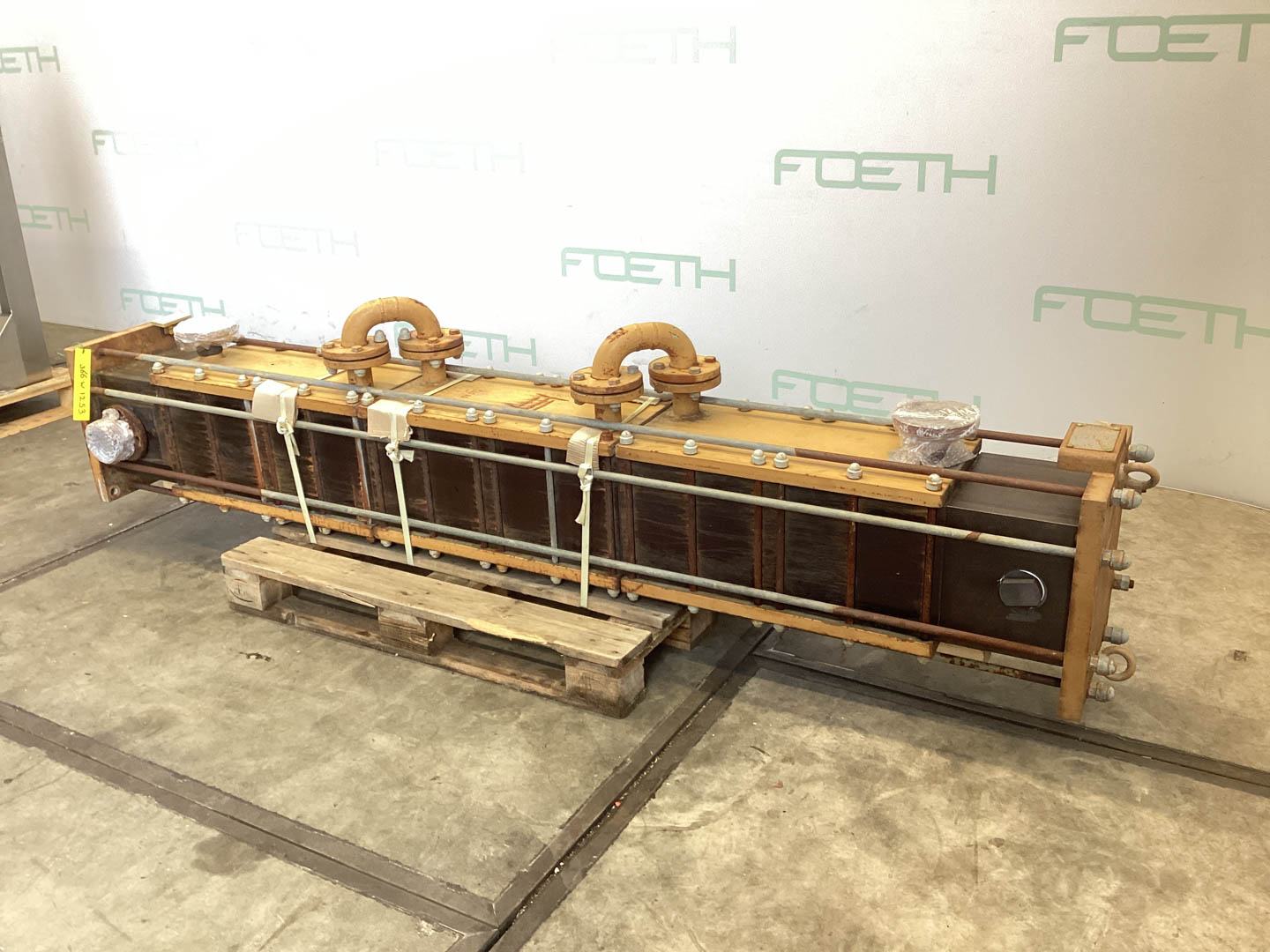 Maschine: VICARB DEUTSCHLAND Block Graphite 16,2 m² - Shell and tube heat exc Rohrbündelwärmetauscher