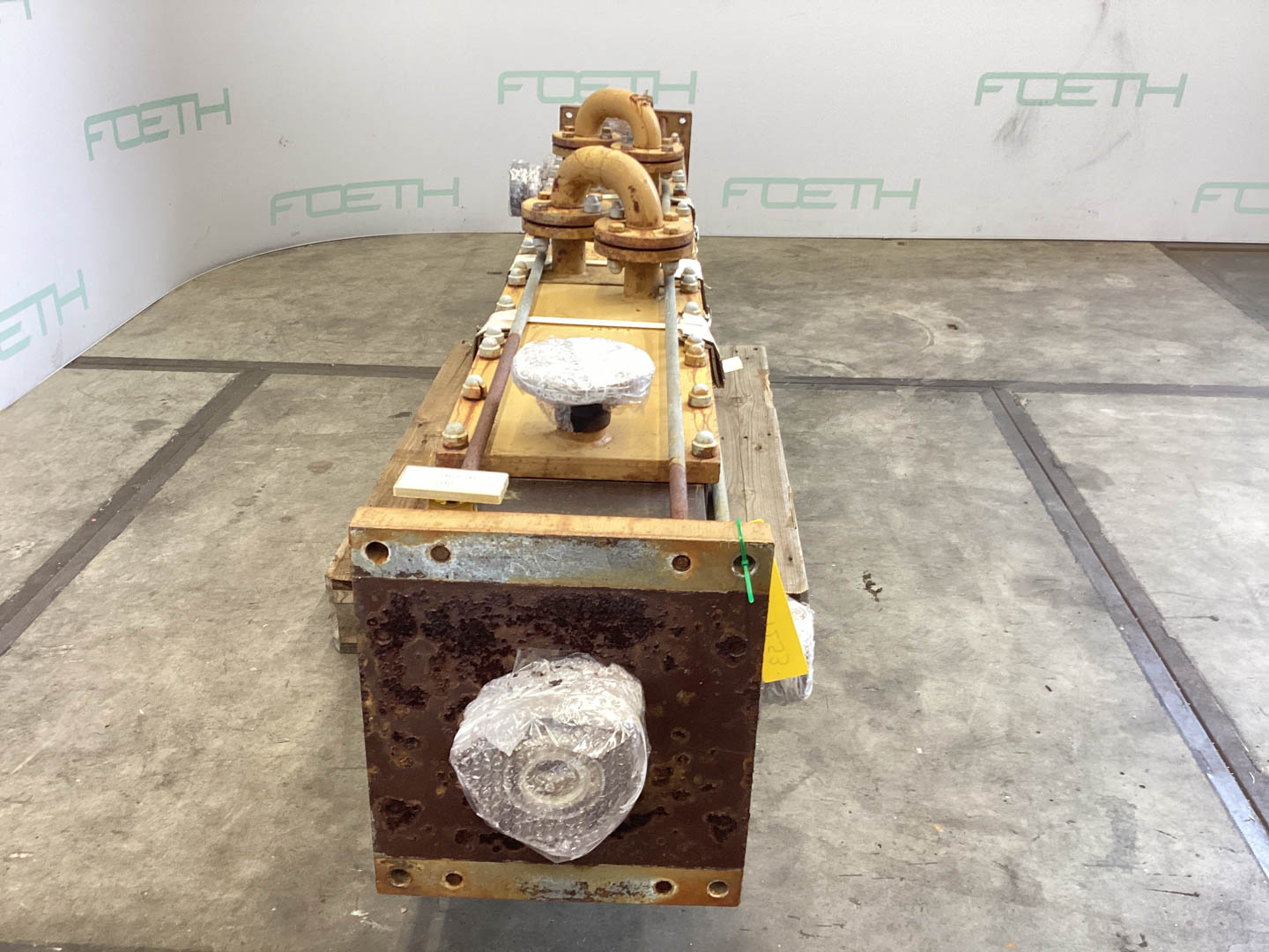 Maschine: VICARB DEUTSCHLAND Block Graphite 16,2 m² - Shell and tube heat exc Rohrbündelwärmetauscher