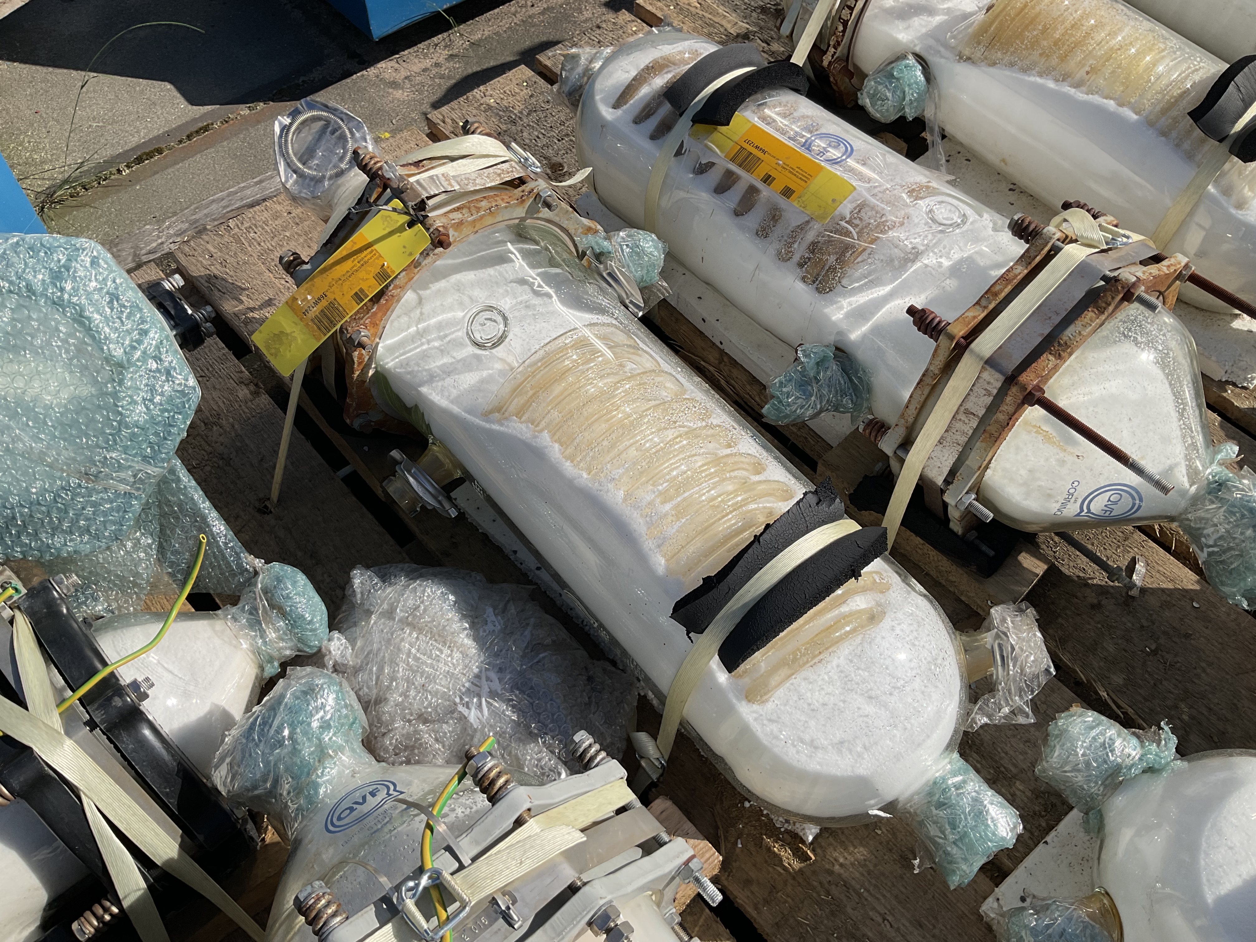 Maschine: QVF GLASSTECHNIK Glass spiral 1,5 m² - Shell and tube heat exchange Rohrbündelwärmetauscher