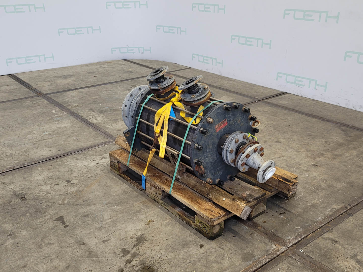 Maschine: GAB NEUMANN G3-400/250/80-4/10-D - Shell and tube heat exchang Rohrbündelwärmetauscher