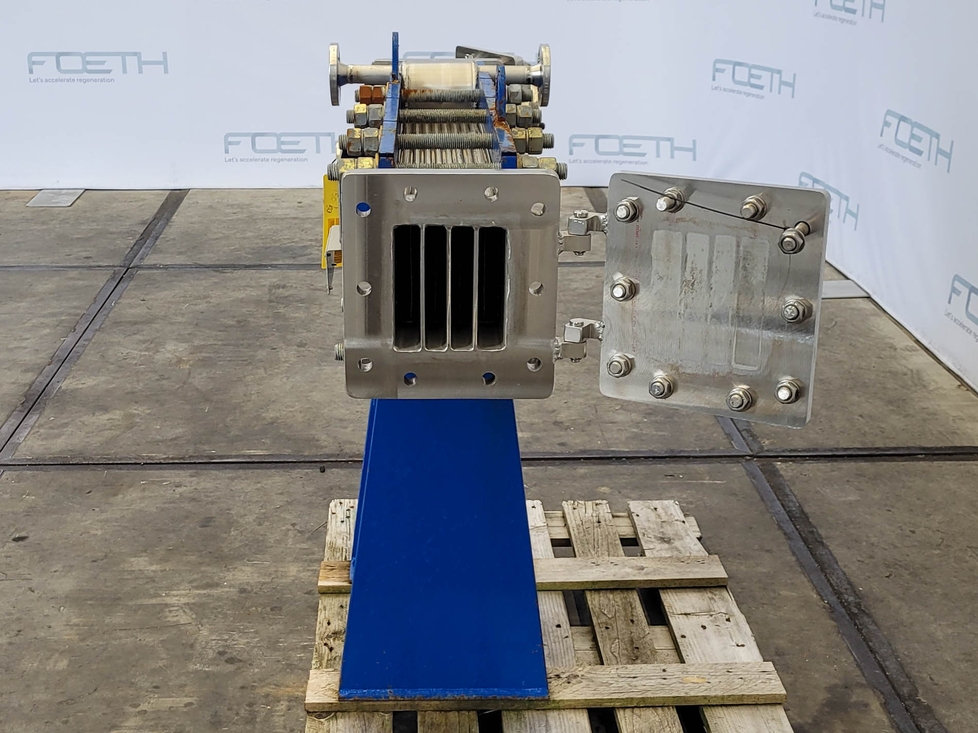 Maschine: BARRIQUAND IXAP 5+4/8x1 x 1000 x 160 - 1,9 m² - Plate heat ex Plattenwärmetauscher