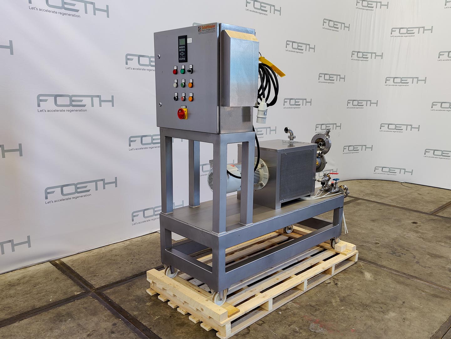 Maschine: SCHRöDER emulsifier Kombinator VEMK homogeniserfat/margari Schabewärmetauscher