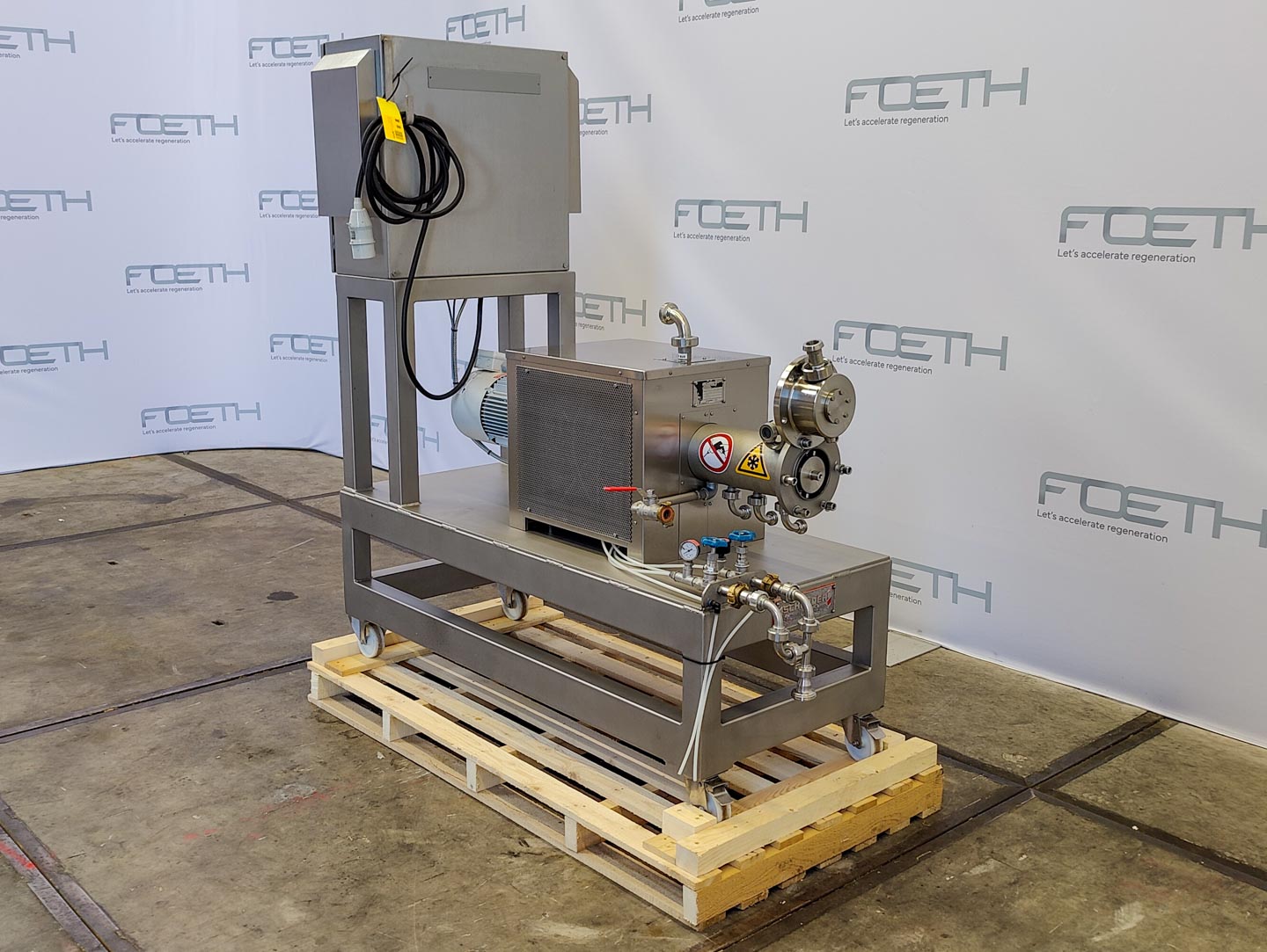Maschine: SCHRöDER emulsifier Kombinator VEMK homogeniserfat/margari Schabewärmetauscher