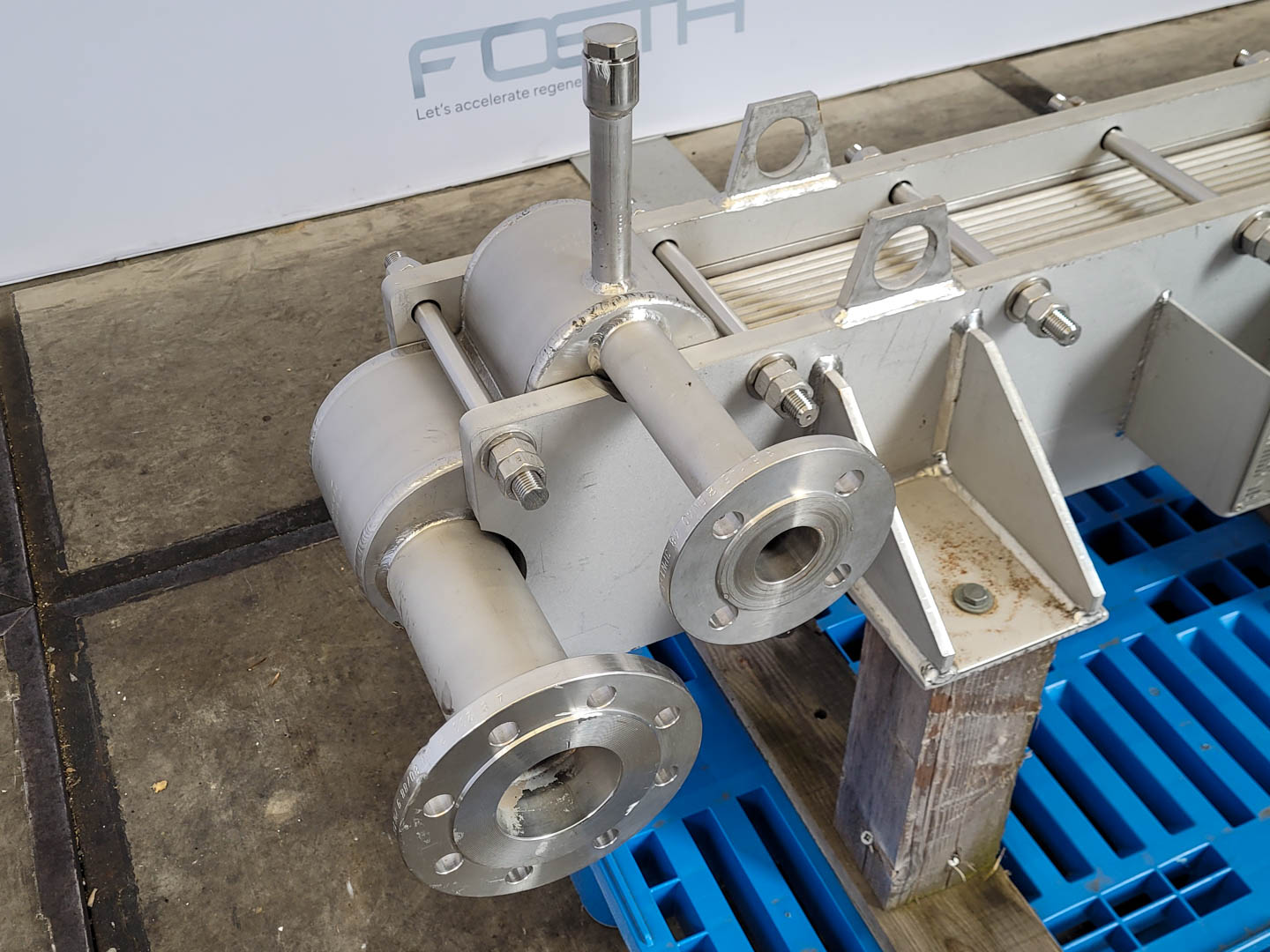 Maschine: BARRIQUAND IXS 2x4+5/3x4x1250x160 - 3,6 m² - Plate heat excha Plattenwärmetauscher