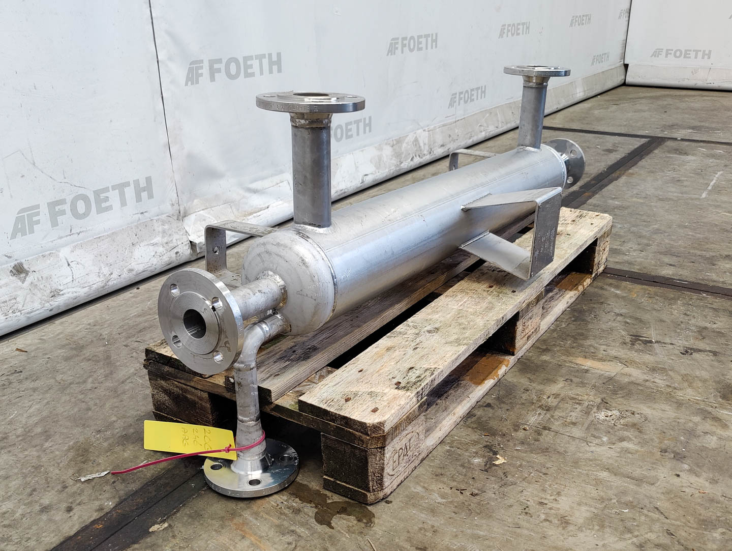 Maschine: BARRIQUAND Platular IJS 1x9/1x10x110x1000 2,2 m² - Plate heat Plattenwärmetauscher