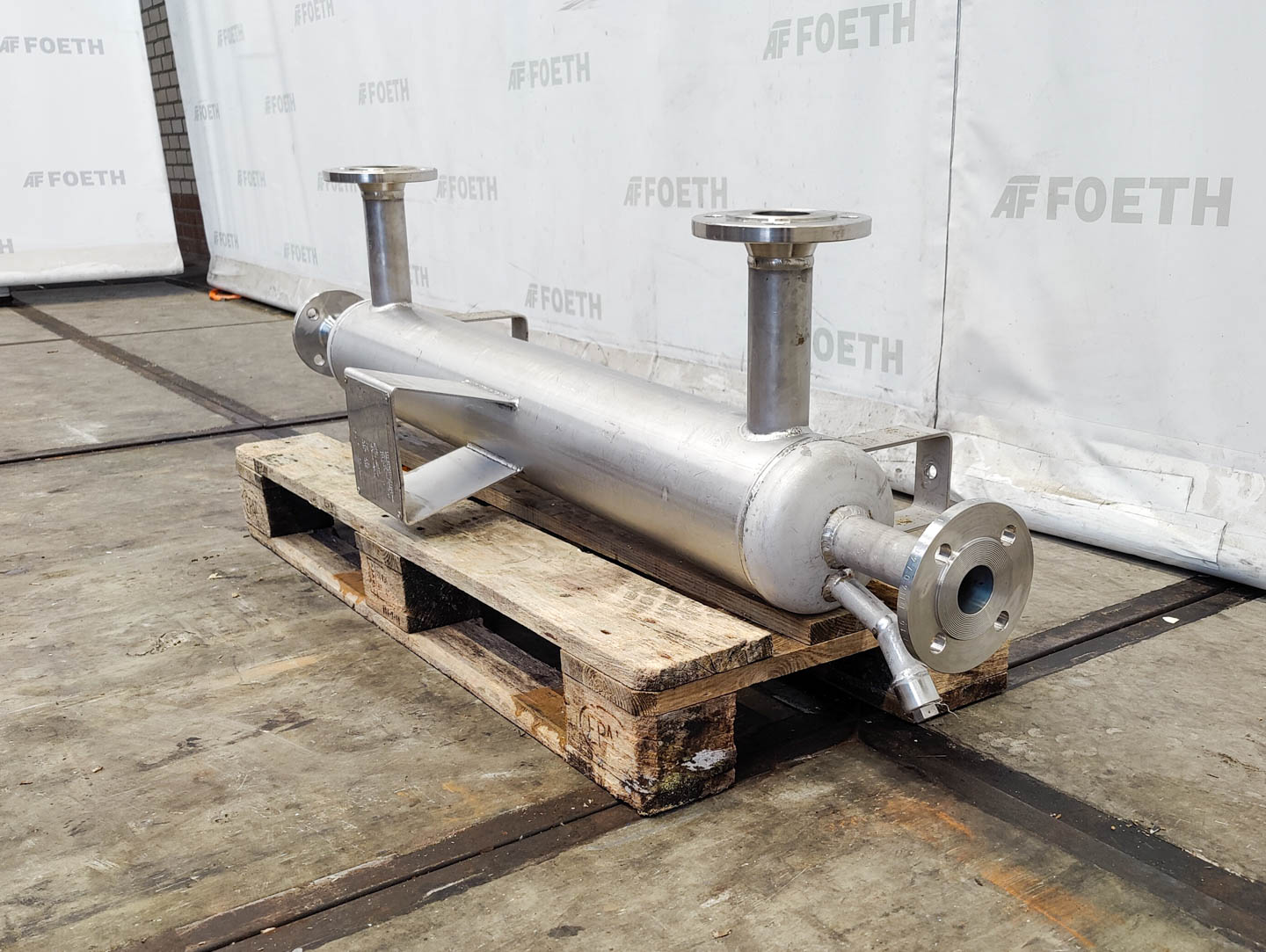 Maschine: BARRIQUAND Platular IJS 1x9/1x10x110x1000 2,2 m² - Plate heat Plattenwärmetauscher