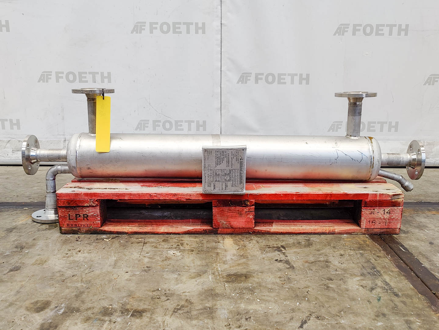 Maschine: BARRIQUAND Platular IJS 1x9/1x10x110x1000 2,2 m² - Plate heat Plattenwärmetauscher