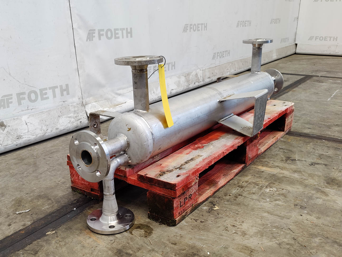 Maschine: BARRIQUAND Platular IJS 1x9/1x10x110x1000 2,2 m² - Plate heat Plattenwärmetauscher