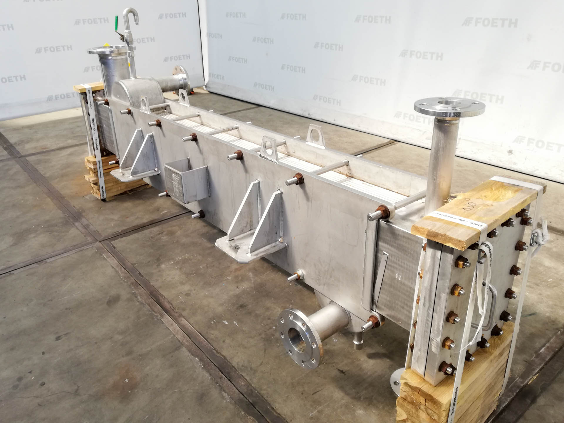 Maschine: BARRIQUAND IXASP 1X15/1X14X2000X280 welded plate heat exchang Plattenwärmetauscher