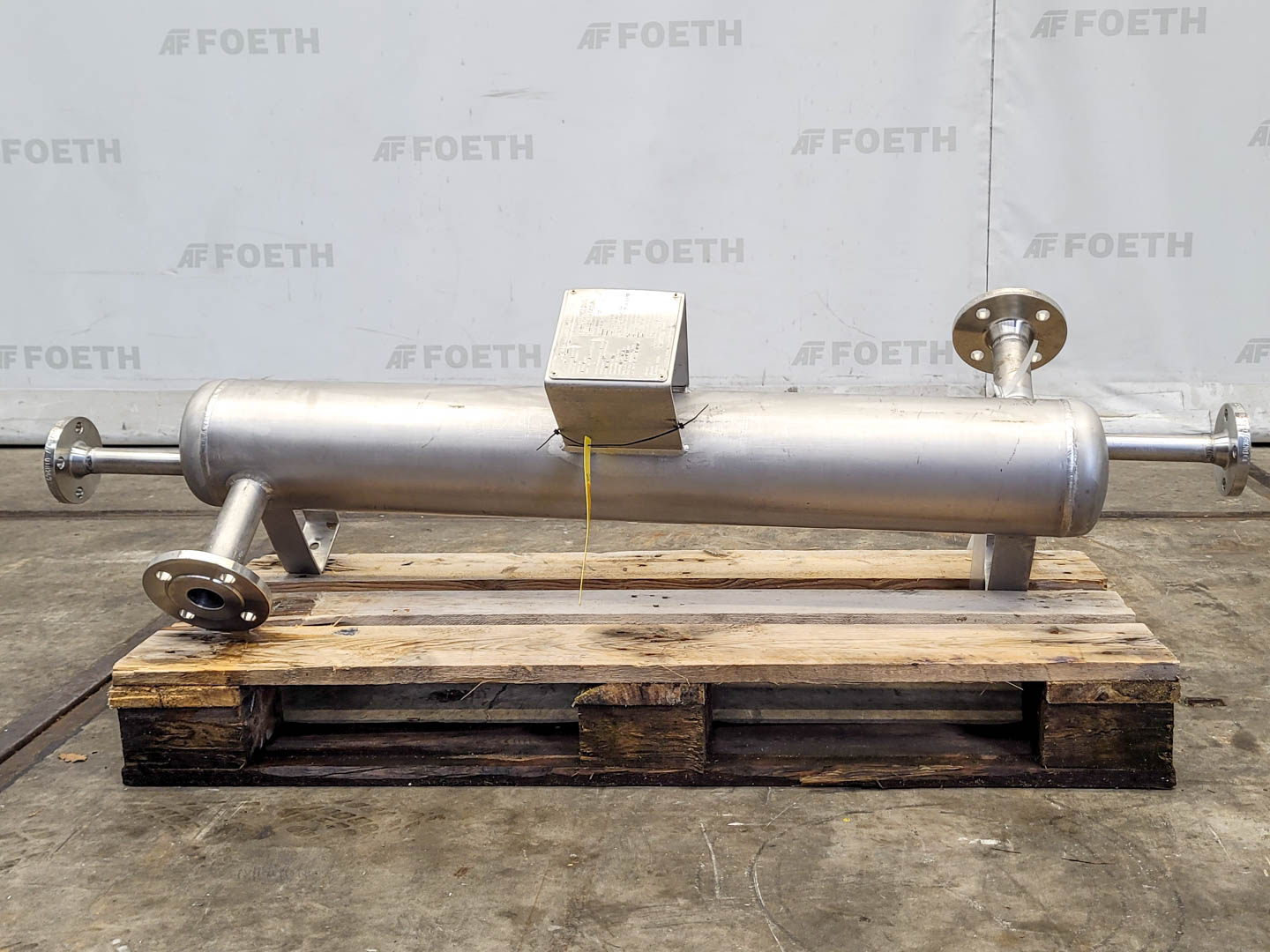 Maschine: BARRIQUAND Platular IJS 1x9/1x10x110x1000 2,2 m² - Plate heat Plattenwärmetauscher