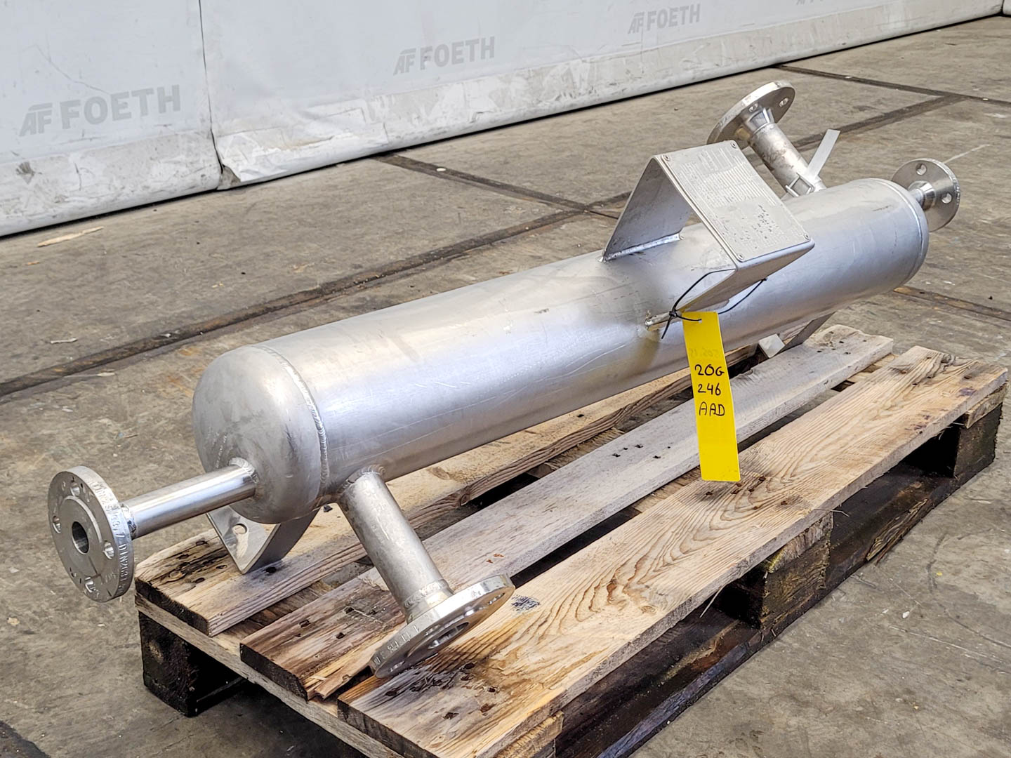 Maschine: BARRIQUAND Platular IJS 1x9/1x10x110x1000 2,2 m² - Plate heat Plattenwärmetauscher