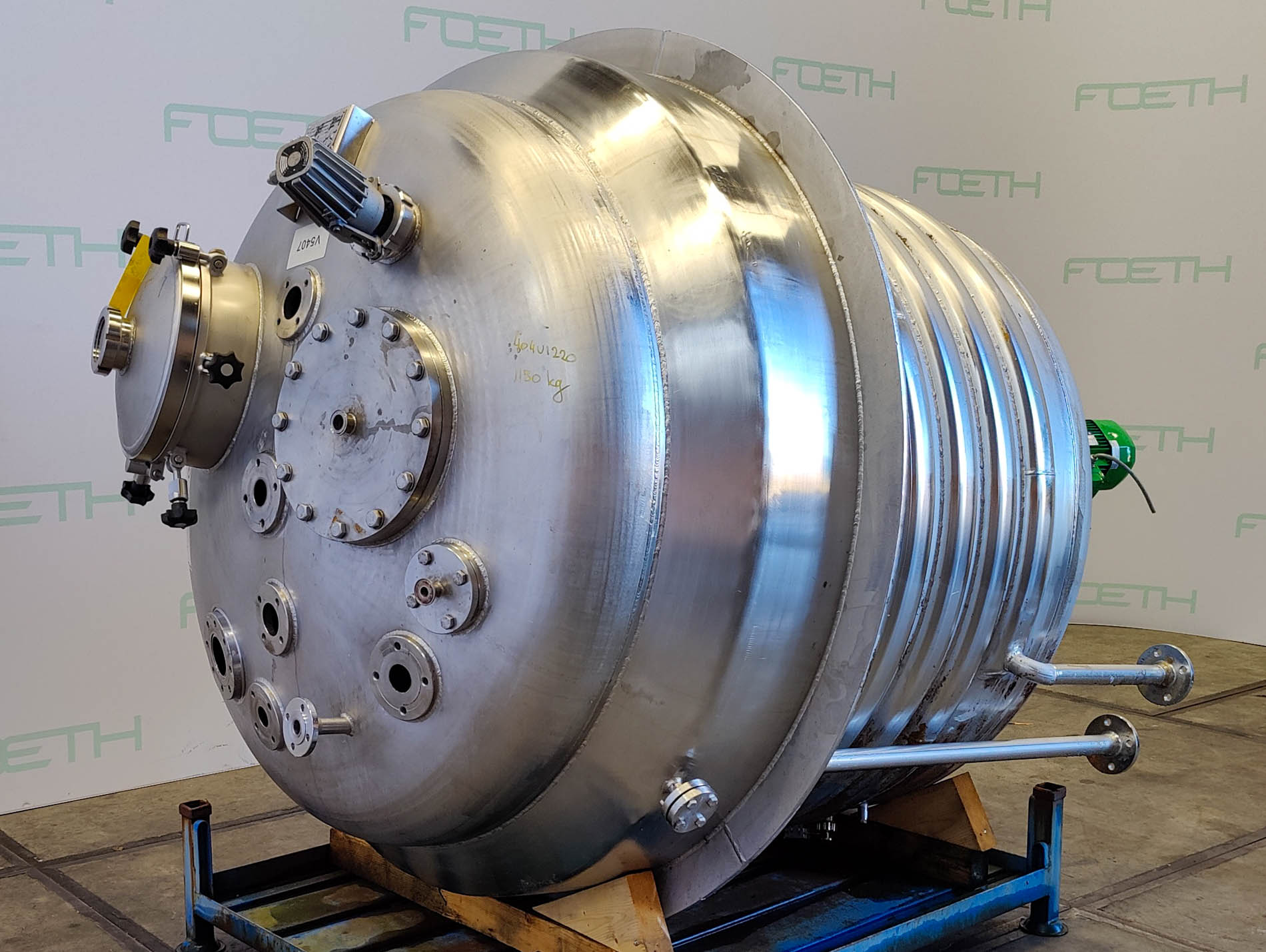 Maschine: ALBI ALOIS BINDERBERGER 2500 Ltr. - Bioreactor - Stainless Steel Reactor Edelstahlreaktoren