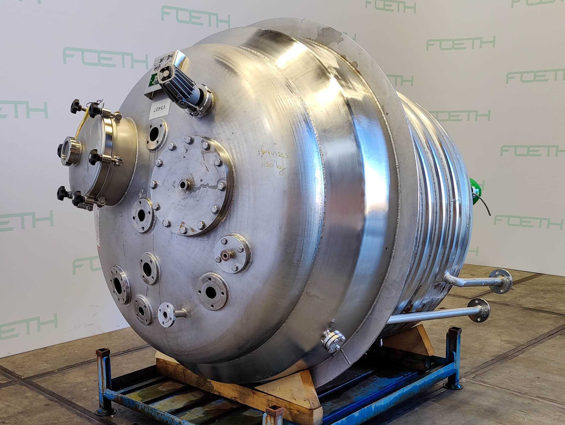 Maschine: ALBI ALOIS BINDERBERGER 2500 Ltr. - Bioreactor - Stainless Steel Reactor Edelstahlreaktoren