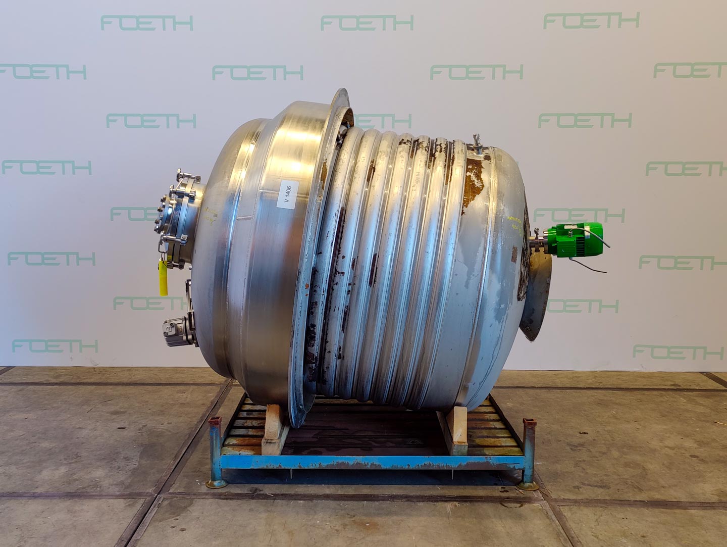 Maschine: ALBI ALOIS BINDERBERGER 2500 Ltr. - Bioreactor - Stainless Steel Reactor Edelstahlreaktoren