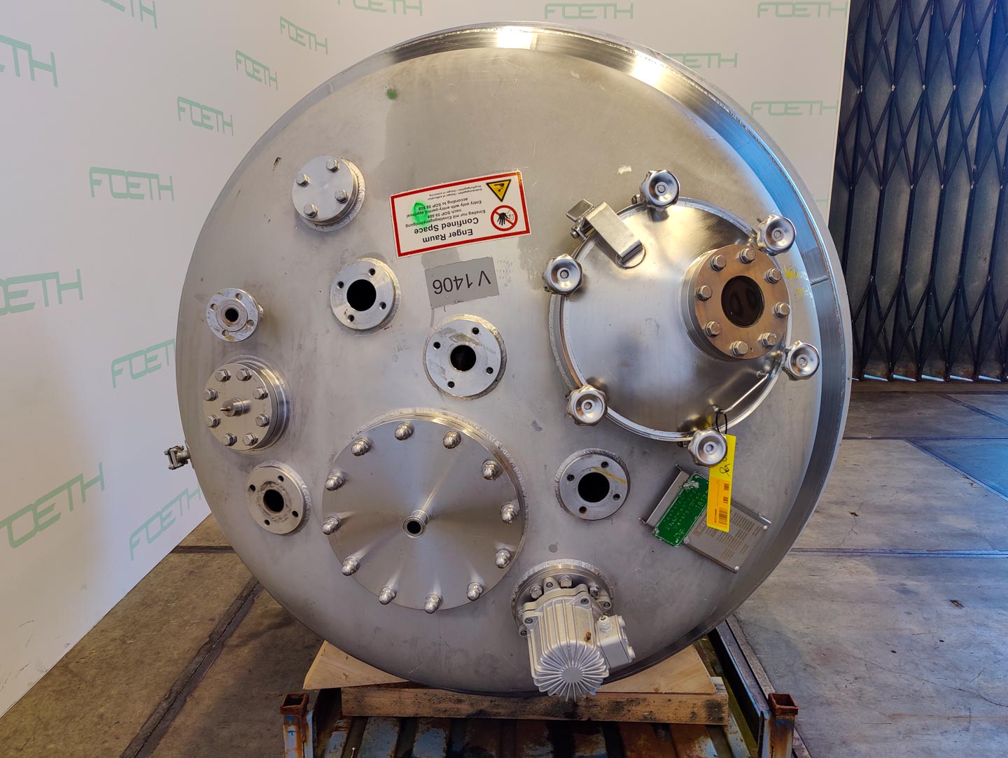 Maschine: ALBI ALOIS BINDERBERGER 2500 Ltr. - Bioreactor - Stainless Steel Reactor Edelstahlreaktoren