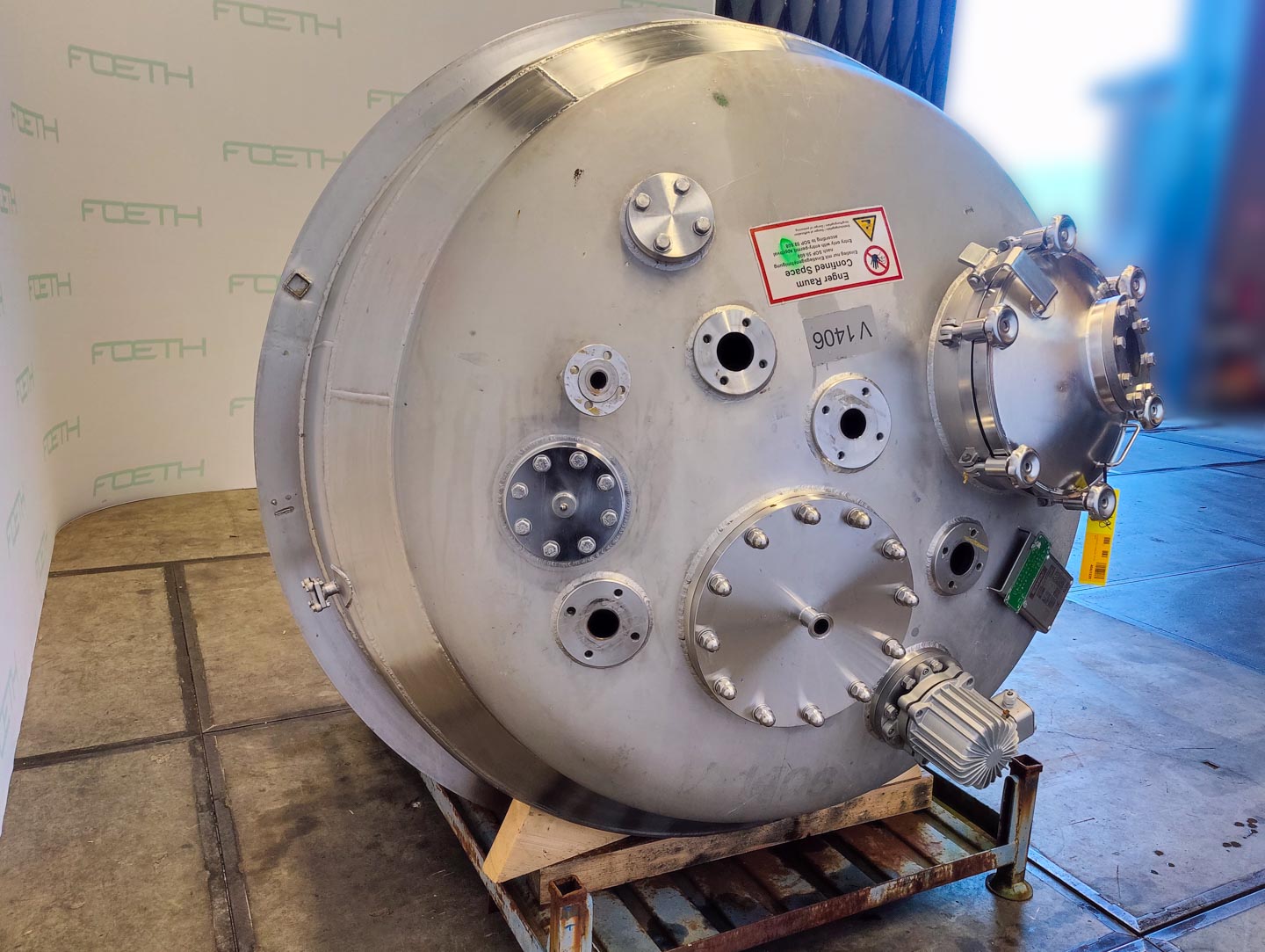 Maschine: ALBI ALOIS BINDERBERGER 2500 Ltr. - Bioreactor - Stainless Steel Reactor Edelstahlreaktoren