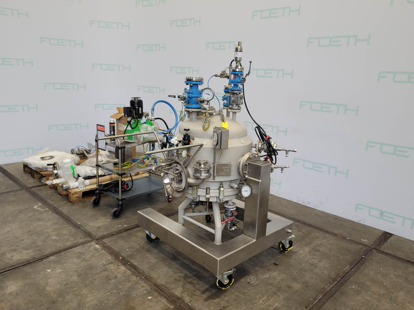 Maschine: POWDER SYSTEMS PSL Simple filter vessel 0.3m² - Nutsche filter Nutschenfilter