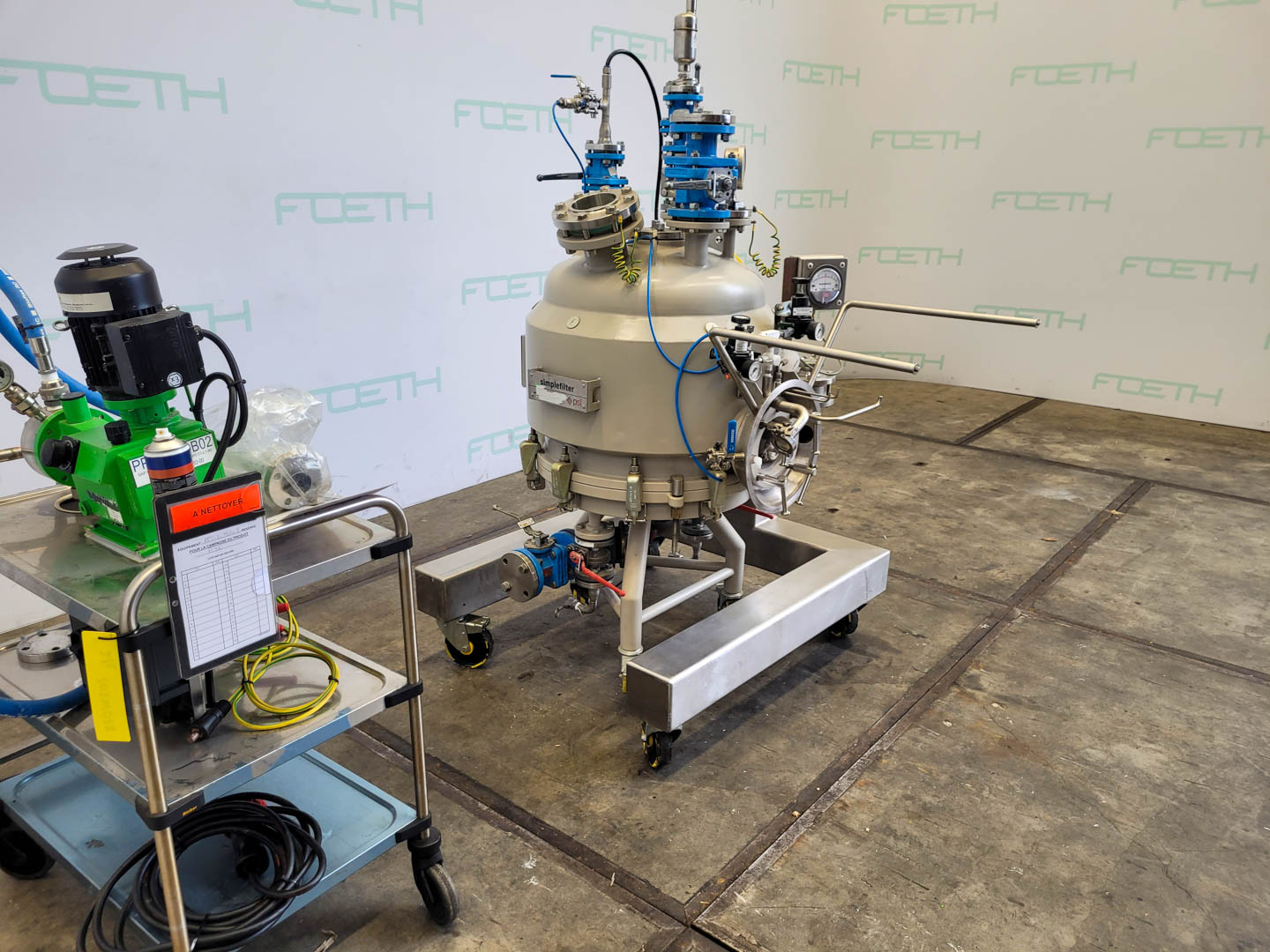 Maschine: POWDER SYSTEMS PSL Simple filter vessel 0.3m² - Nutsche filter Nutschenfilter