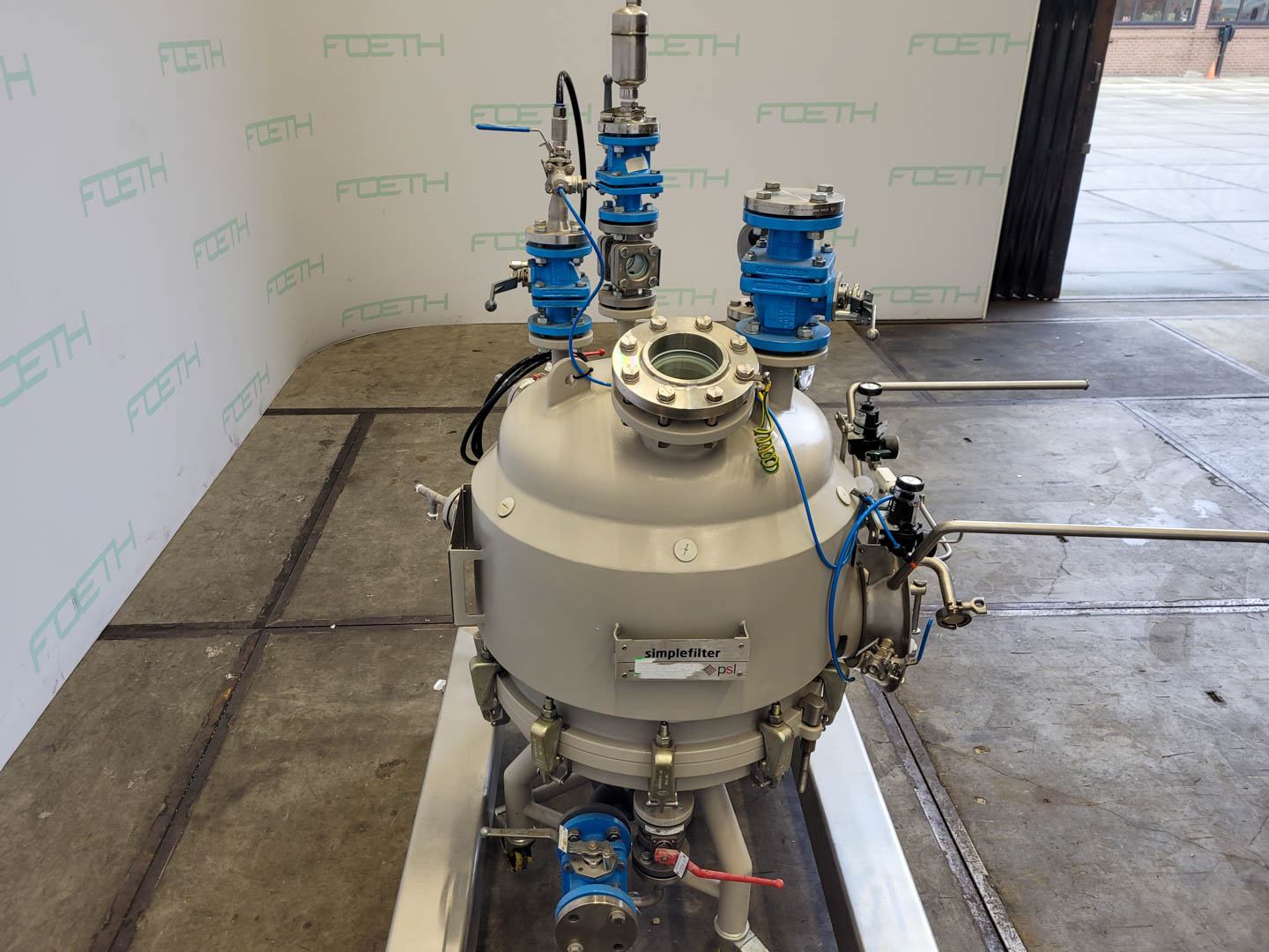 Maschine: POWDER SYSTEMS PSL Simple filter vessel 0.3m² - Nutsche filter Nutschenfilter