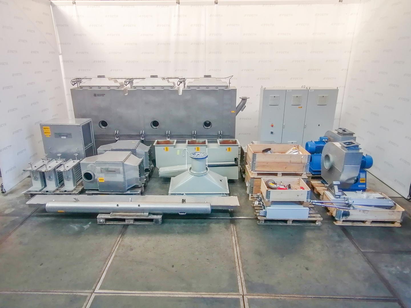 Maschine: NEOTEC Conti FB 35/3 (updated) - Fluid bed dryer continuo Fließsbetttrockner Kontinu