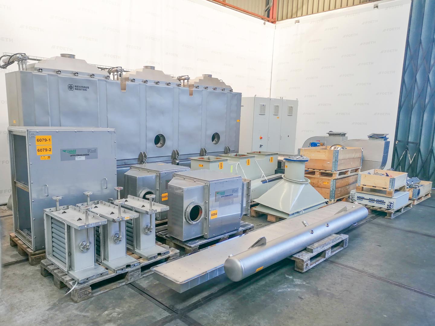 Maschine: NEOTEC Conti FB 35/3 (updated) - Fluid bed dryer continuo Fließsbetttrockner Kontinu