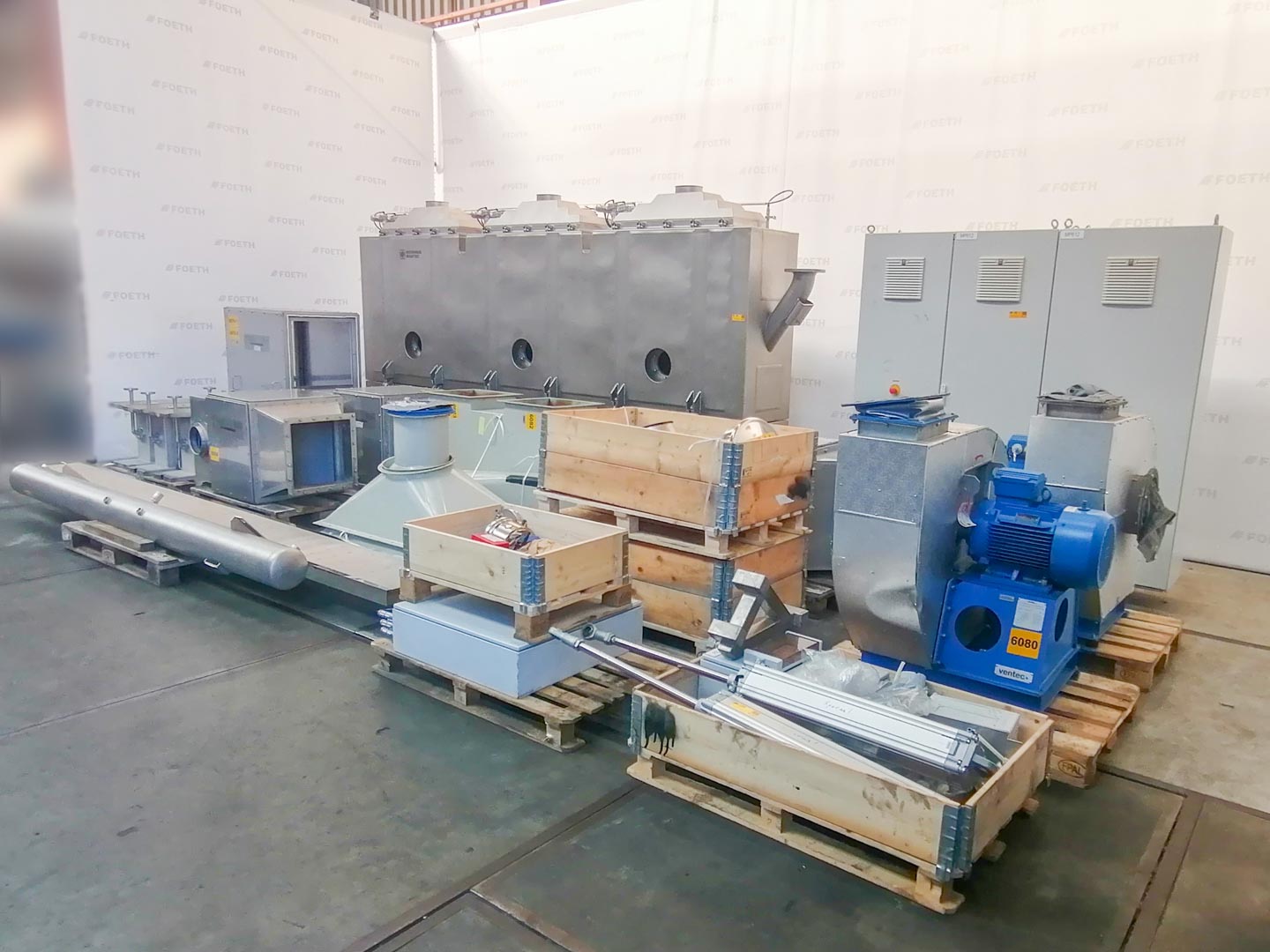 Maschine: NEOTEC Conti FB 35/3 (updated) - Fluid bed dryer continuo Fließsbetttrockner Kontinu