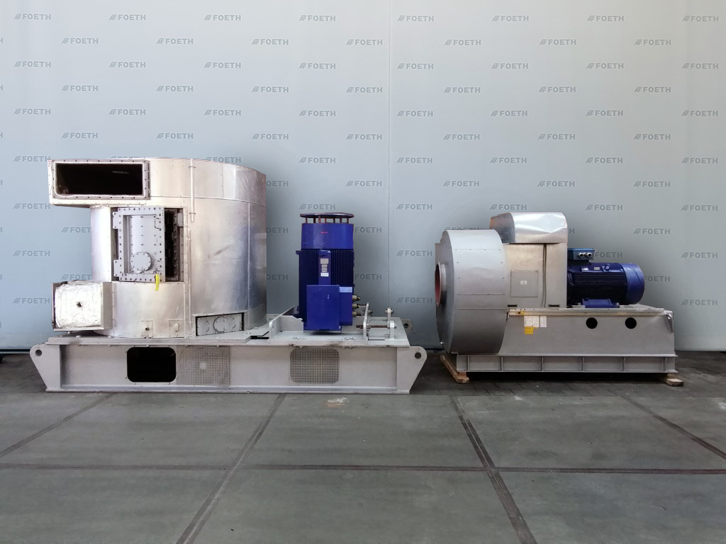 Maschine: HOSOKAWA ALPINE LGM-20 (Long Gap Mill) - Fine Impact Mill Feinprallmühlen