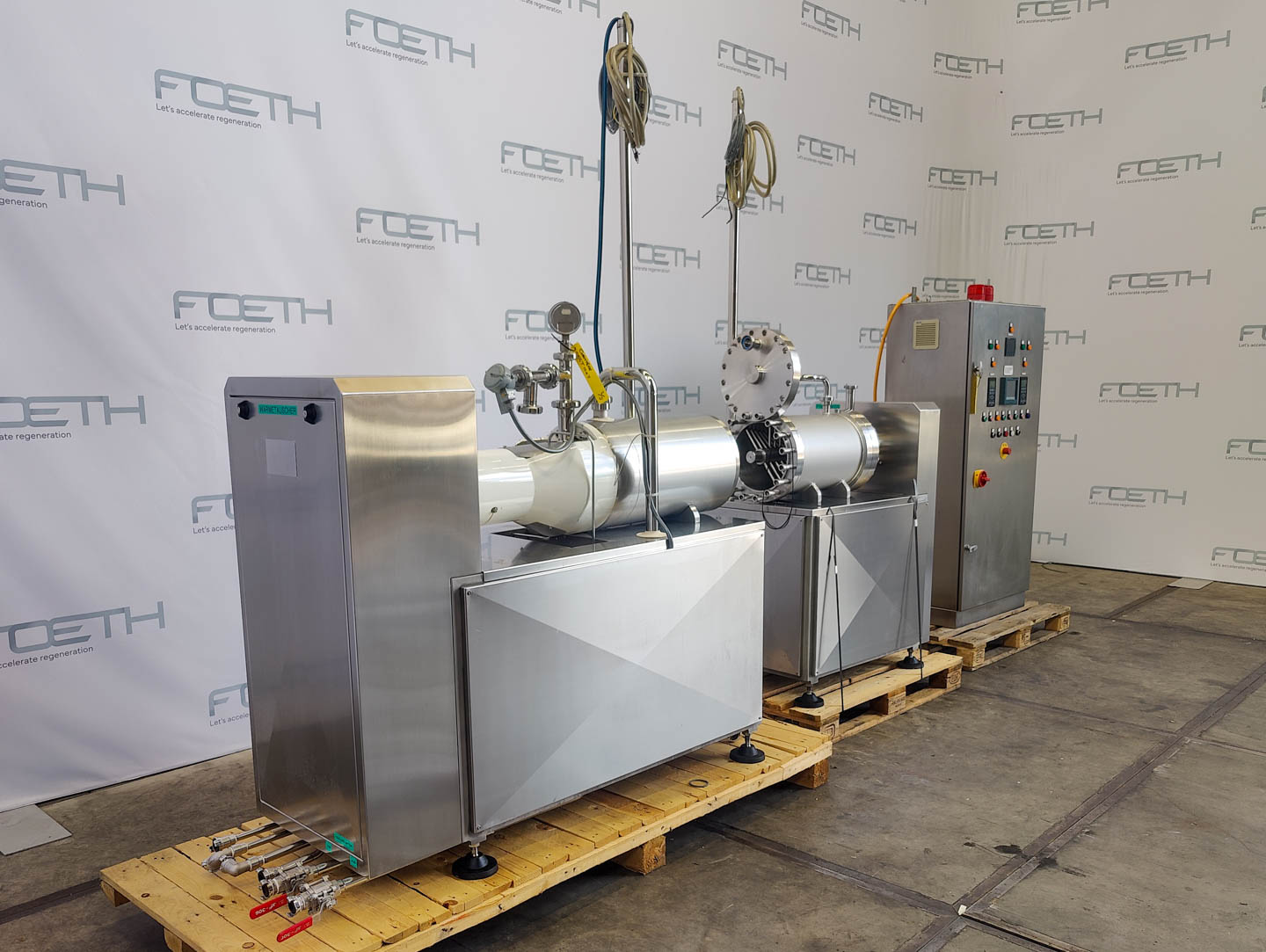 Maschine: CHEMTECH Chemetator 212 W + Crystalliser WH35F fat/ margar Schabewärmetauscher