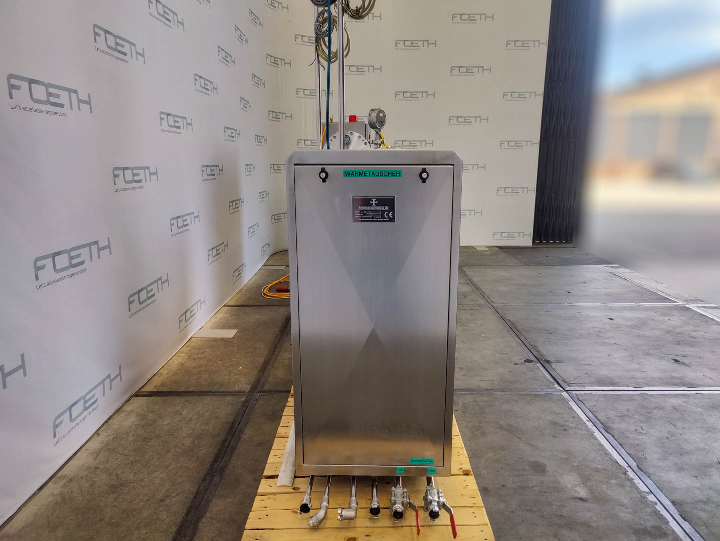 Maschine: CHEMTECH Chemetator 212 W + Crystalliser WH35F fat/ margar Schabewärmetauscher