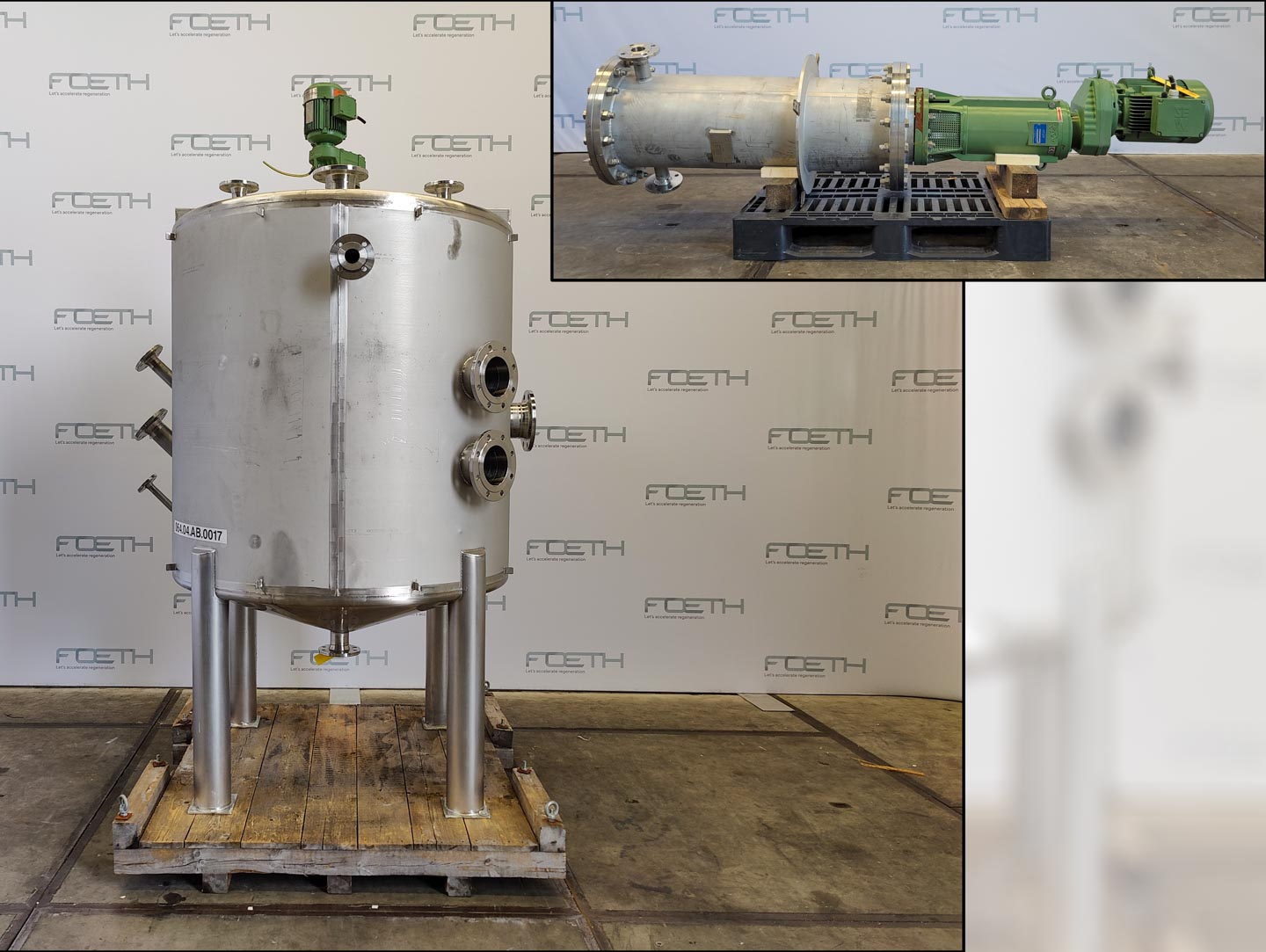 Maschine: ULLMANN 3000Ltr. with Martin empl mixer/stirrer - Stirring Rührkessel